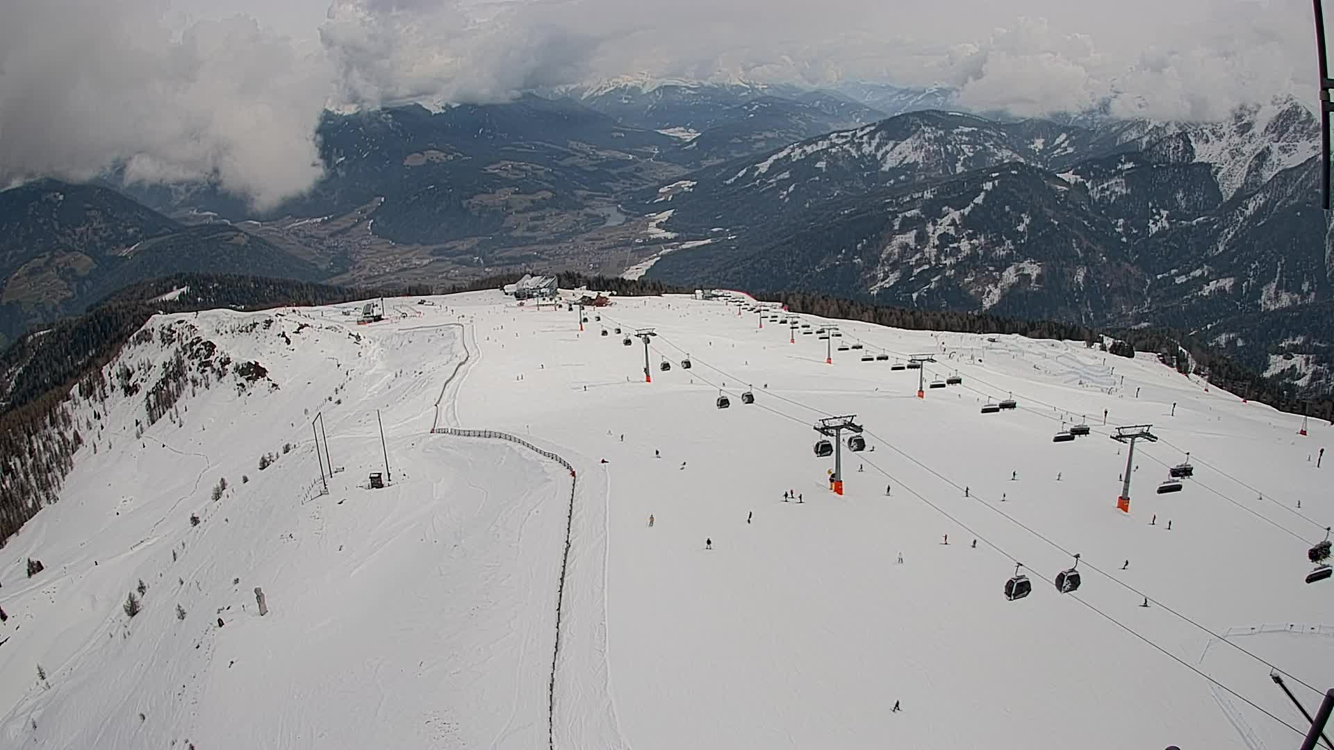 Sommet du Kronplatz | vue sur Valdaora – Olang