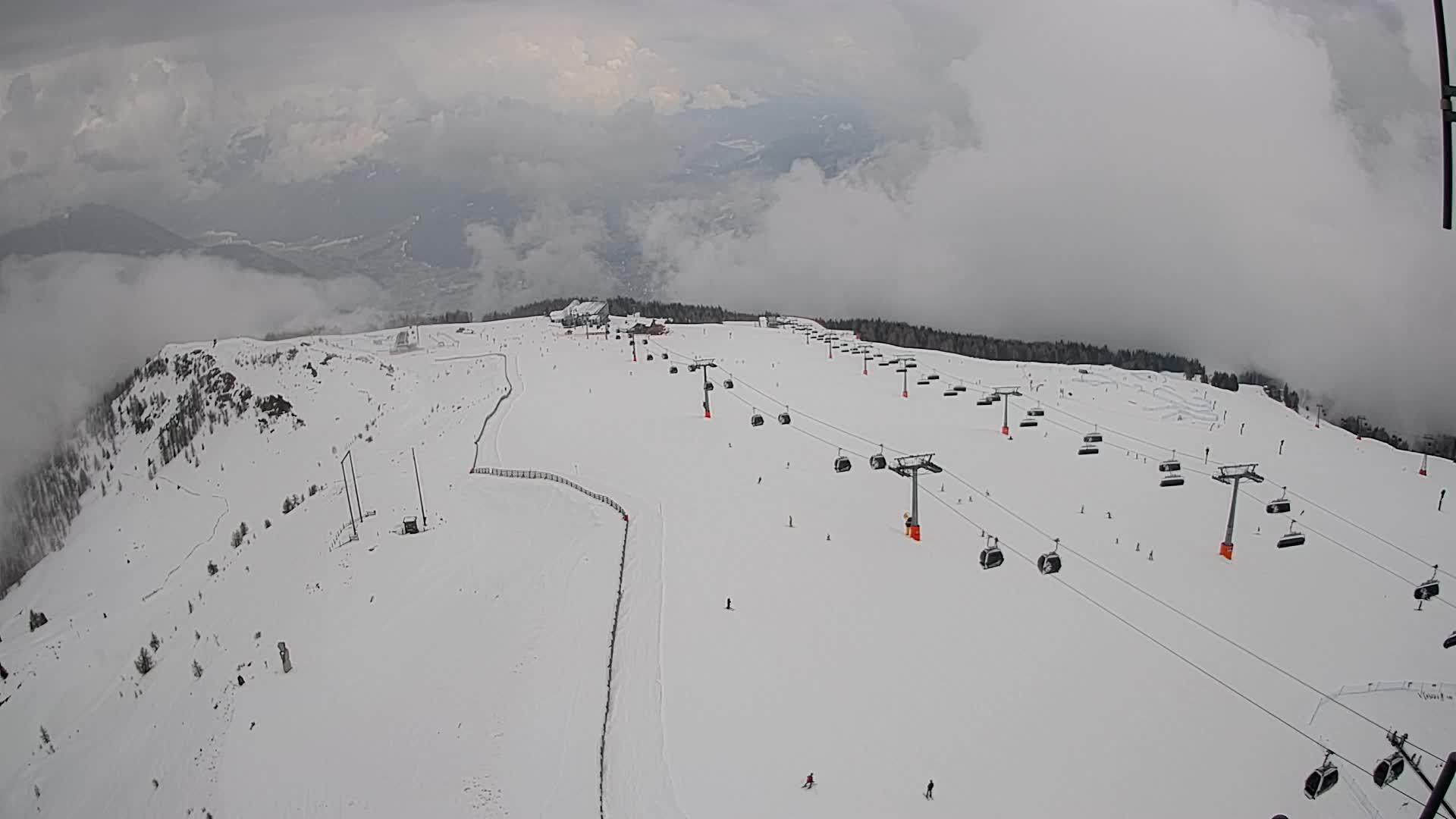 Sommet du Kronplatz | vue sur Valdaora – Olang