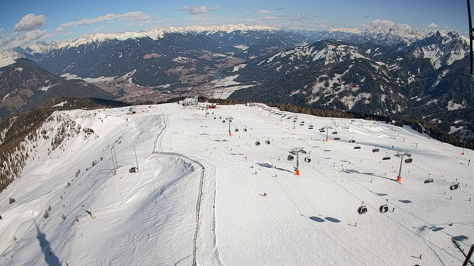 Sommet du Kronplatz | vue sur Valdaora – Olang