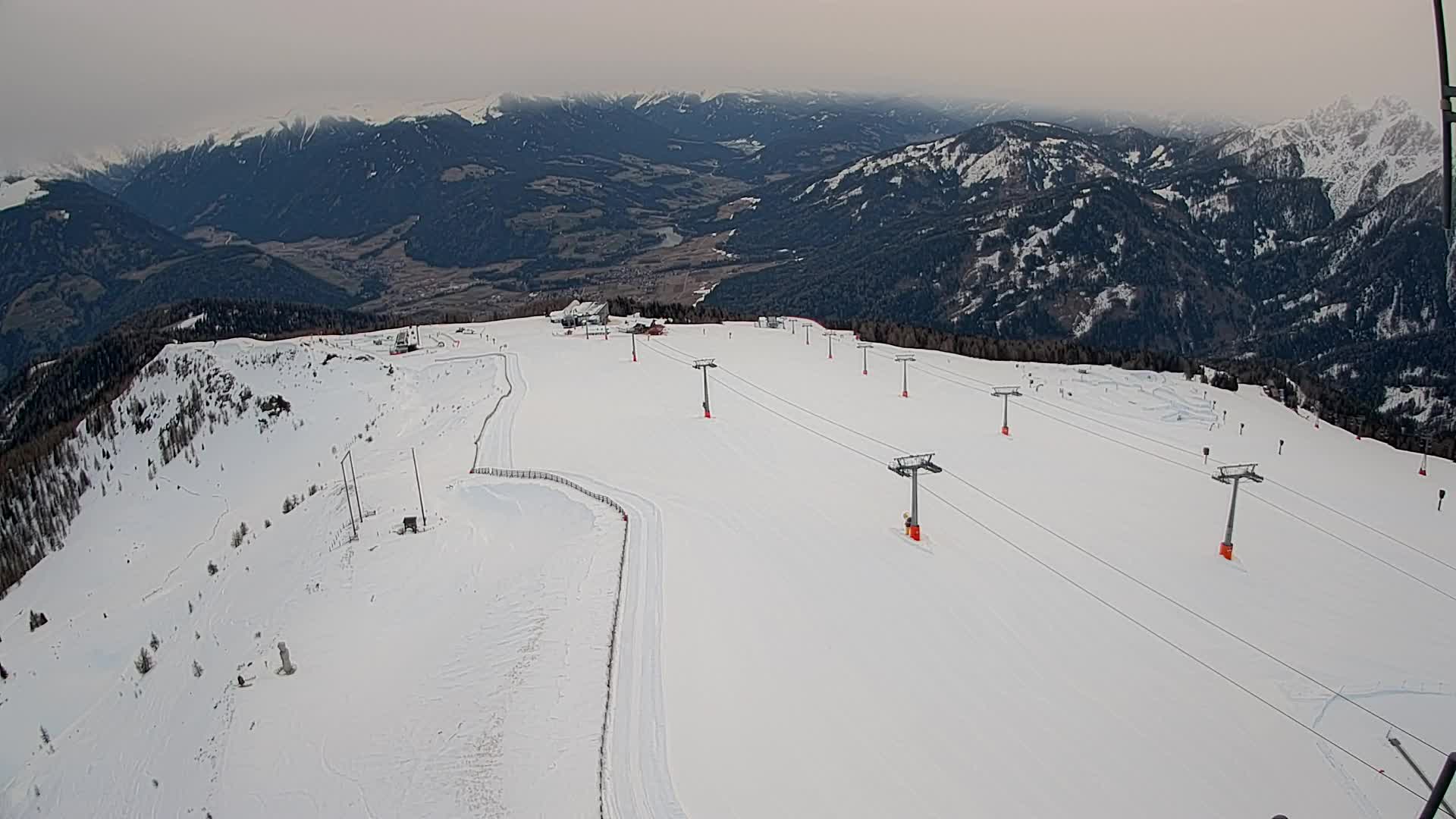 Sommet du Kronplatz | vue sur Valdaora – Olang