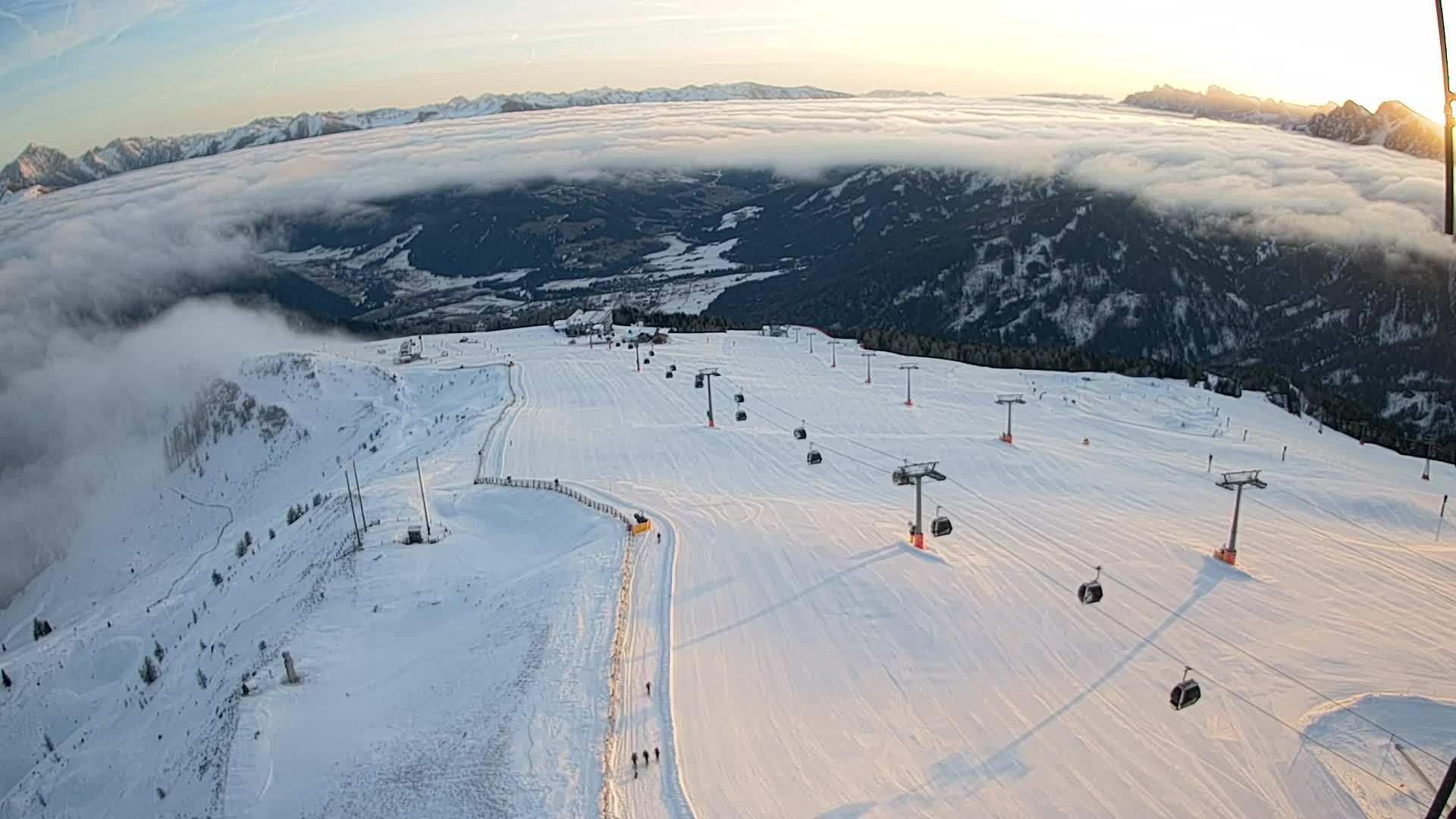 Sommet du Kronplatz | vue sur Valdaora – Olang