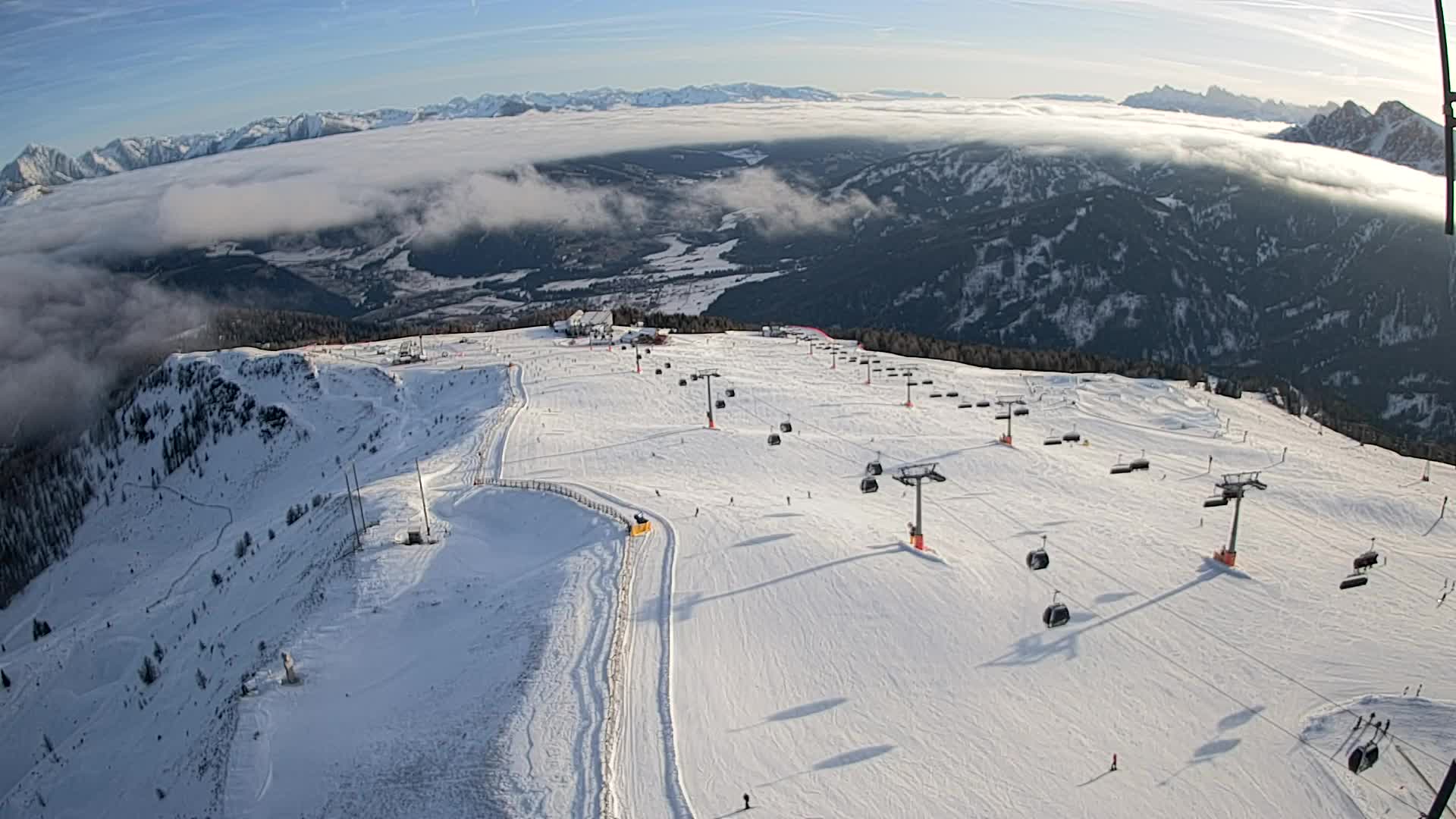 Sommet du Kronplatz | vue sur Valdaora – Olang