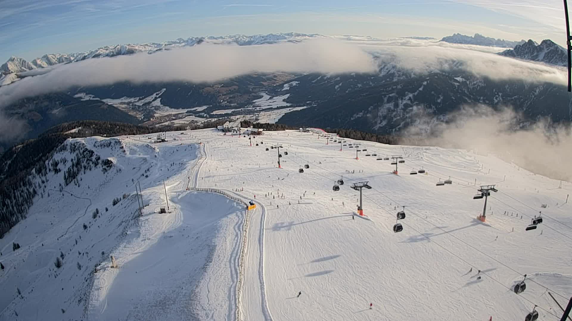 Sommet du Kronplatz | vue sur Valdaora – Olang