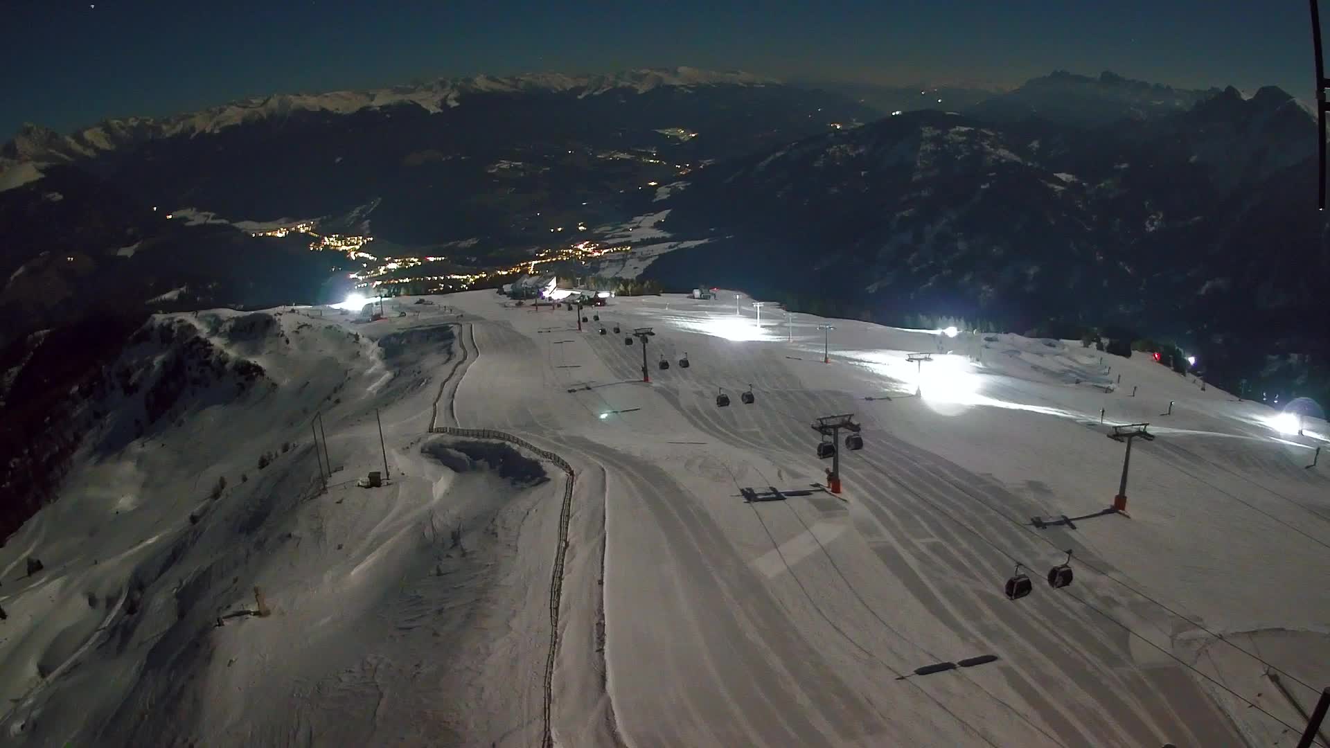 Kronplatz-Gipfel | Blick nach Olang – Valdaora