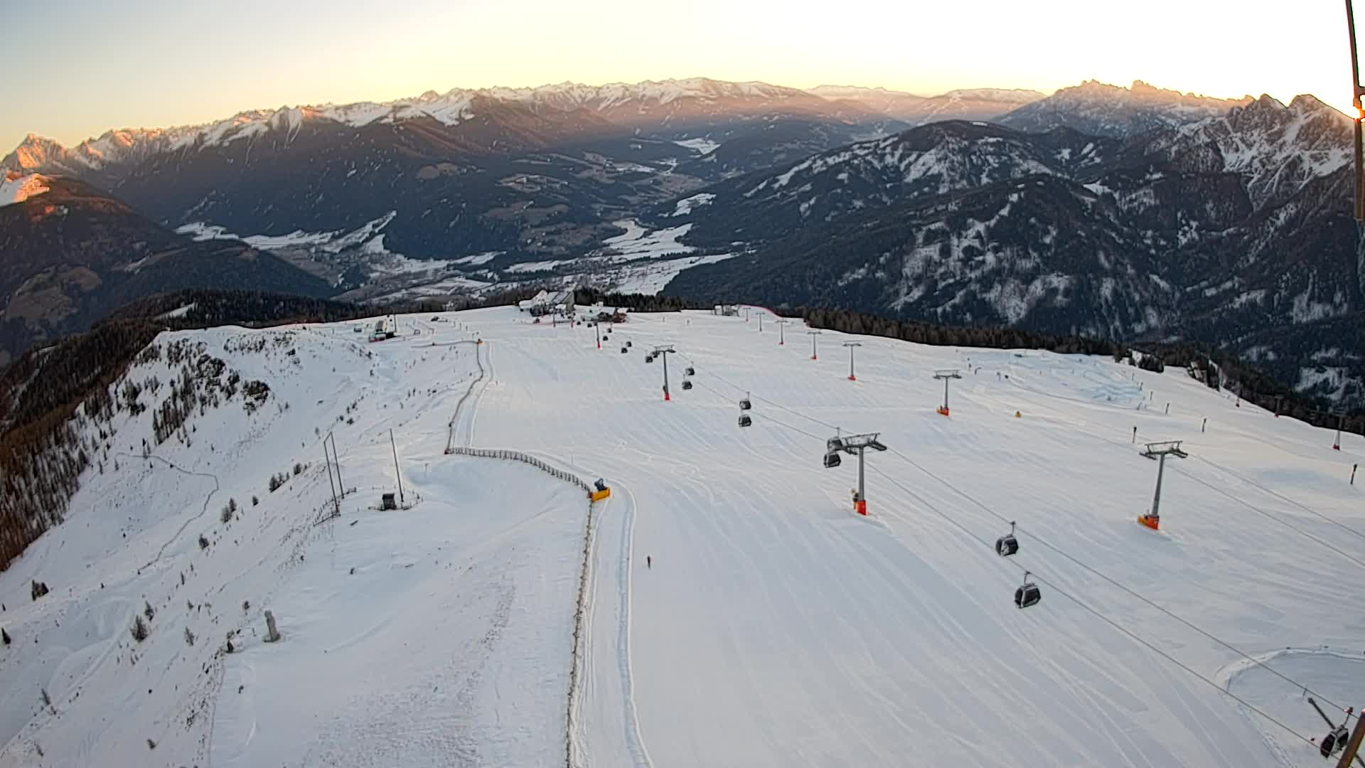 Sommet du Kronplatz | vue sur Valdaora – Olang