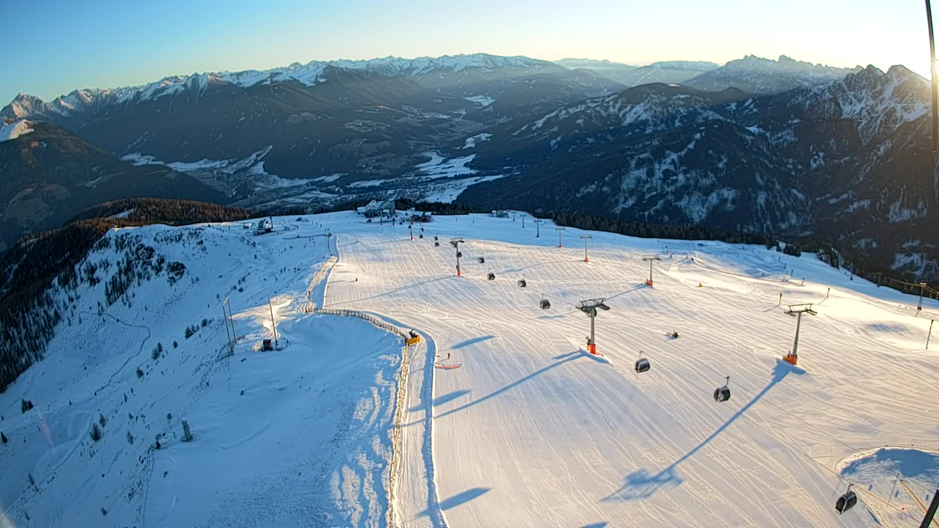Sommet du Kronplatz | vue sur Valdaora – Olang