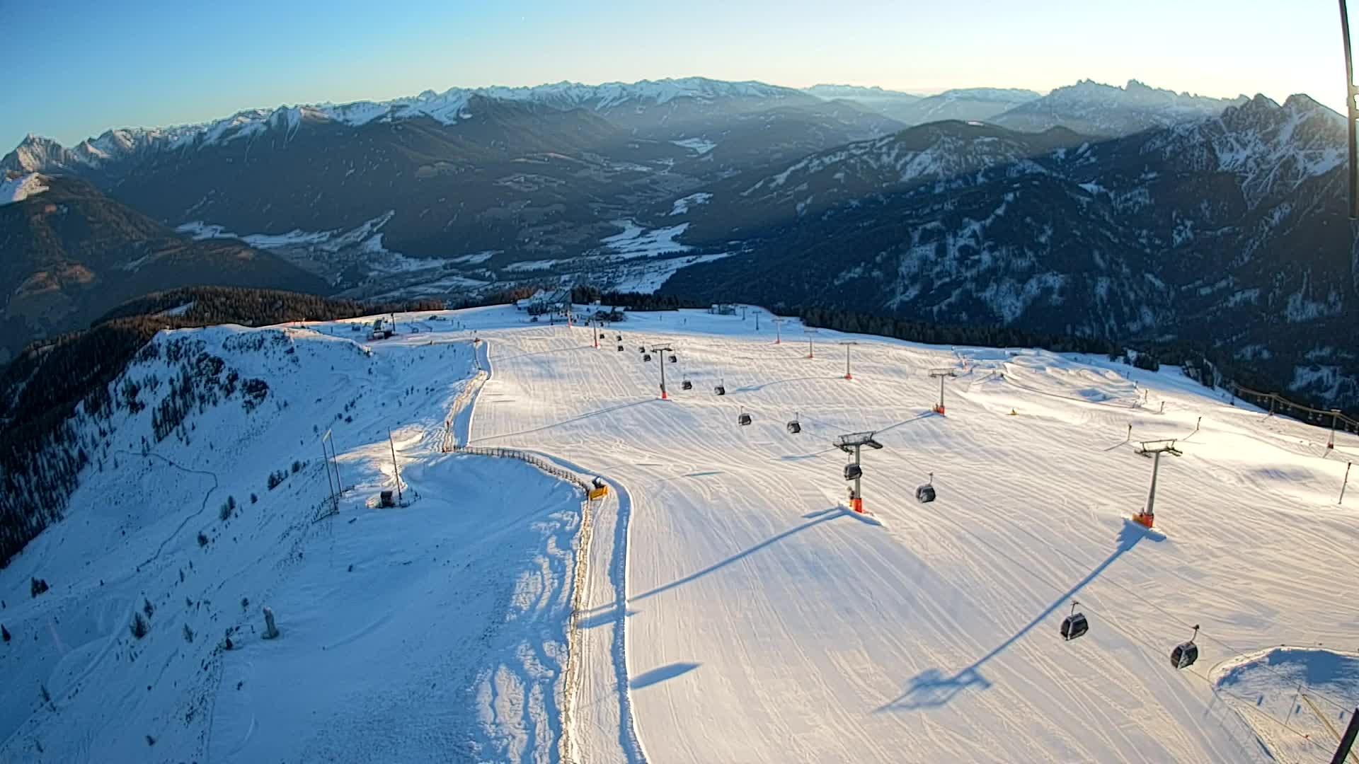 Sommet du Kronplatz | vue sur Valdaora – Olang