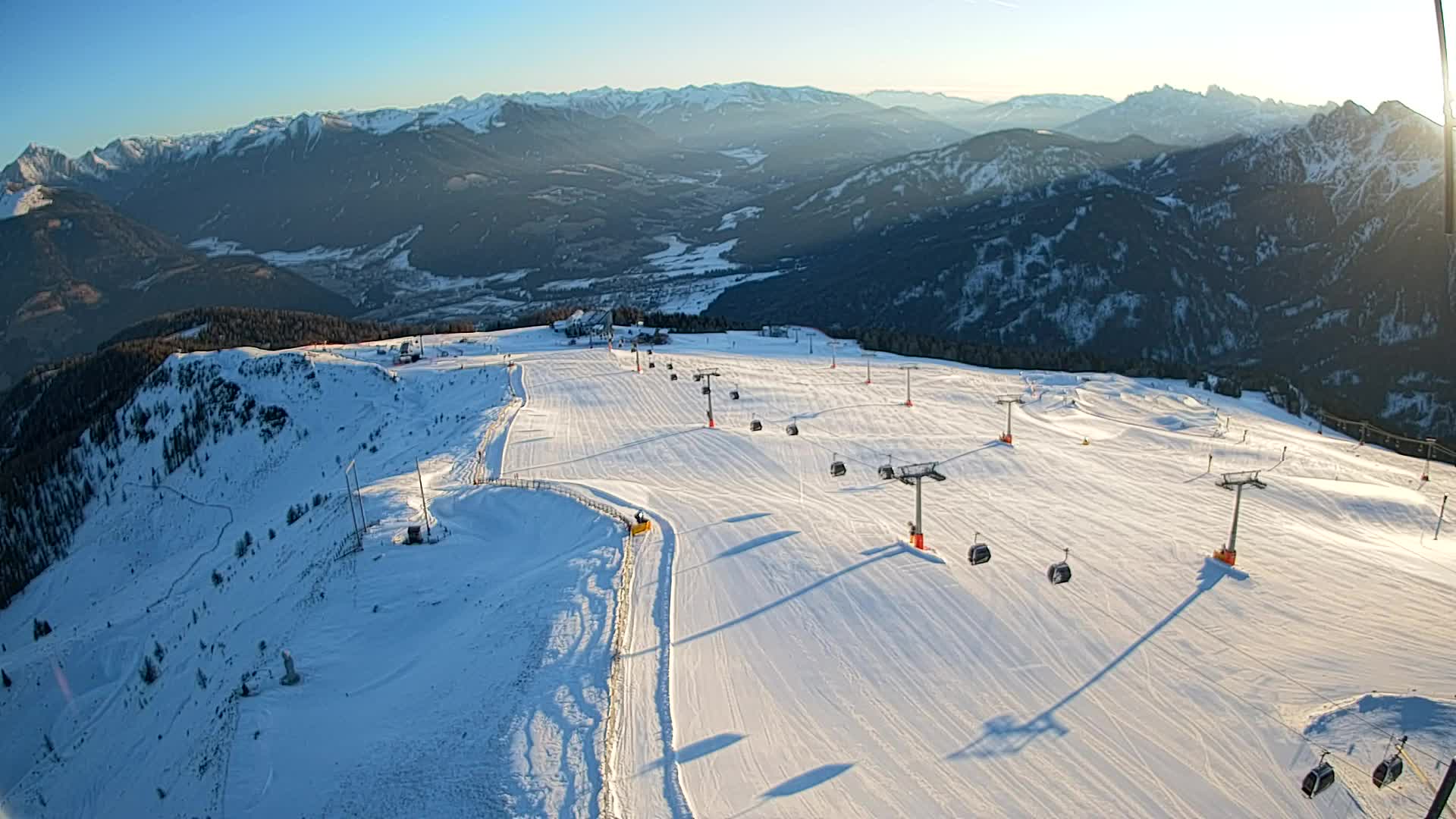 Sommet du Kronplatz | vue sur Valdaora – Olang