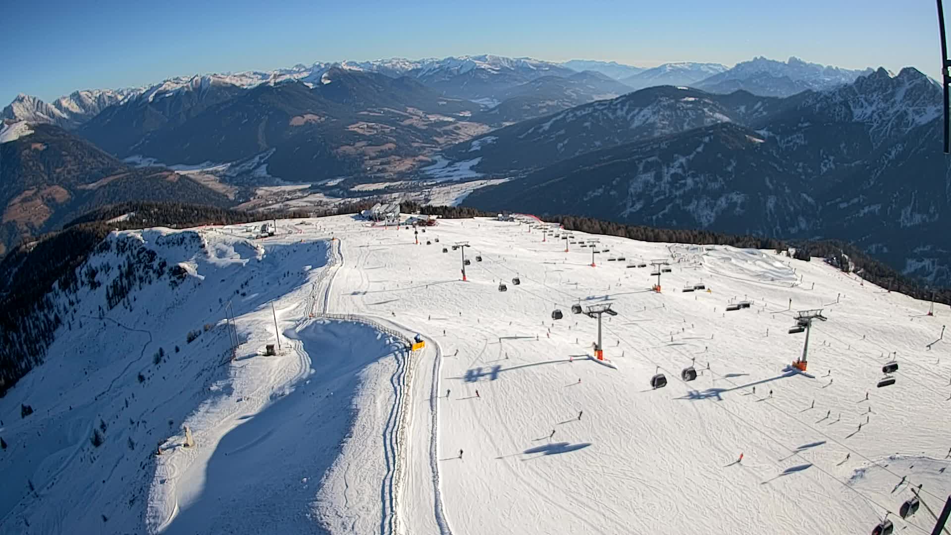 Kronplatz vrh | pogled na Valdaora – Olang