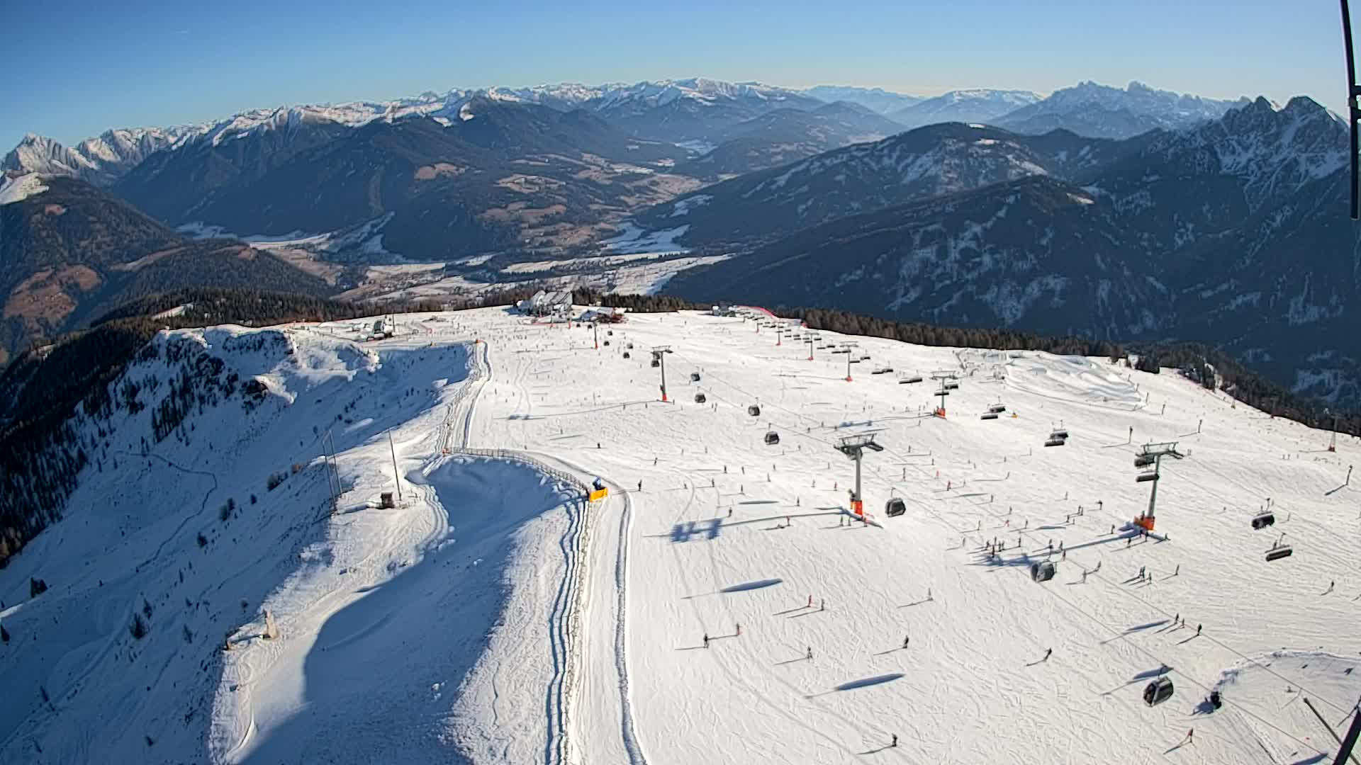 Sommet du Kronplatz | vue sur Valdaora – Olang