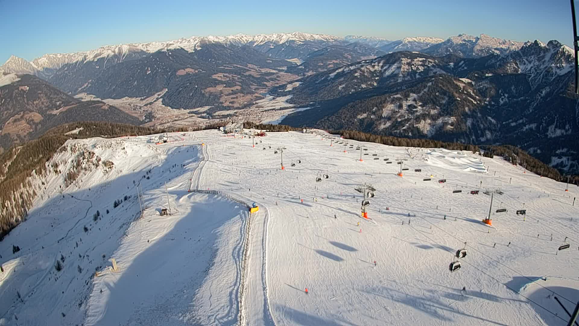 Sommet du Kronplatz | vue sur Valdaora – Olang