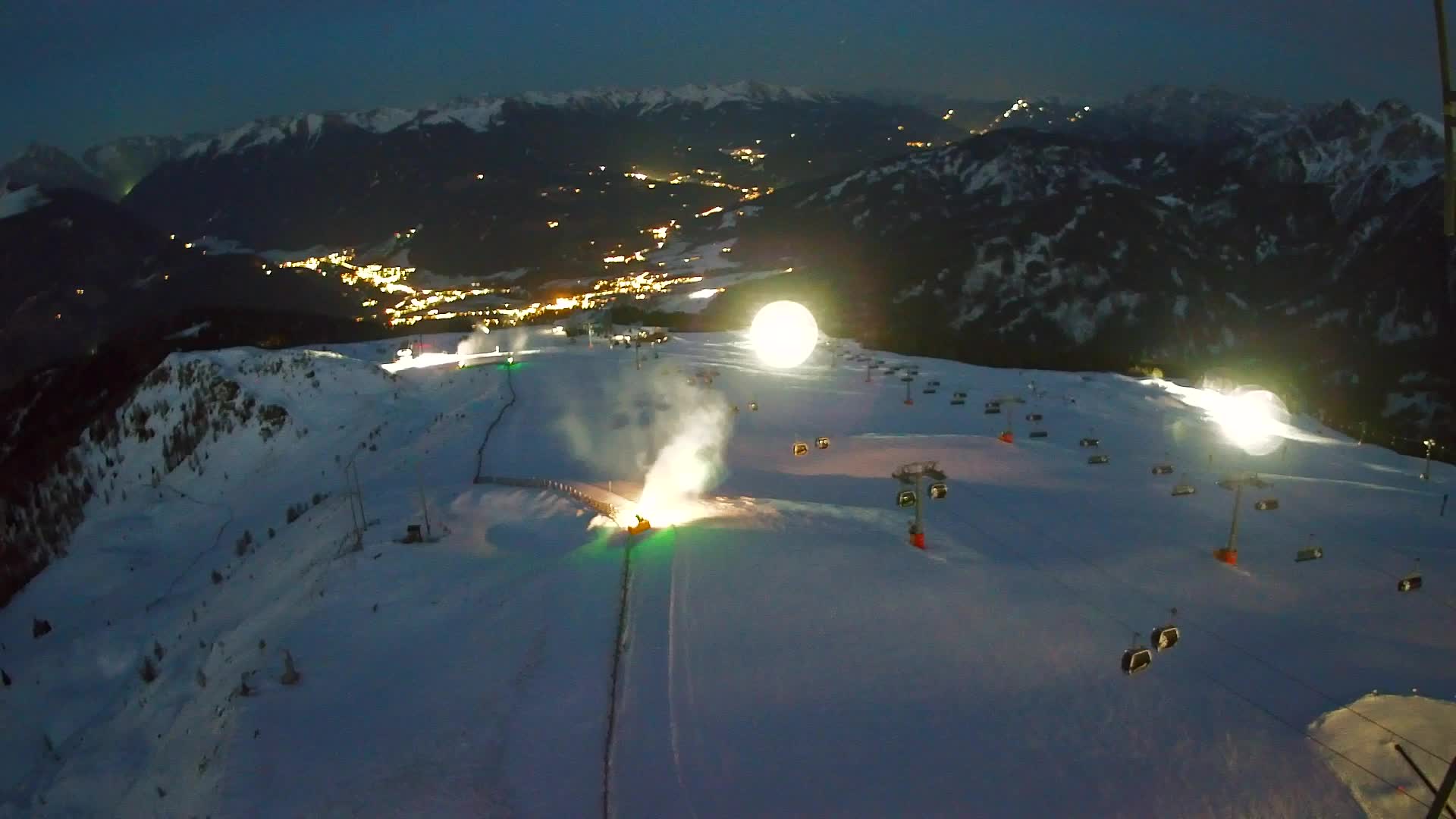 Kronplatz-Gipfel | Blick nach Olang – Valdaora