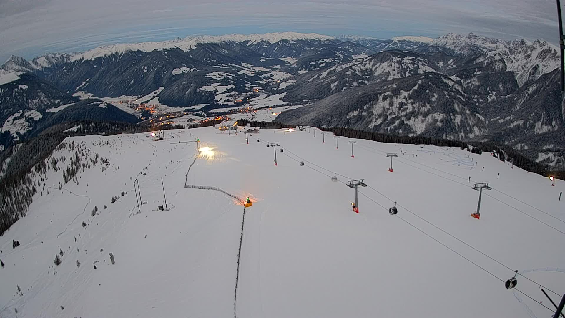 Kronplatz vrh | pogled na Valdaora – Olang