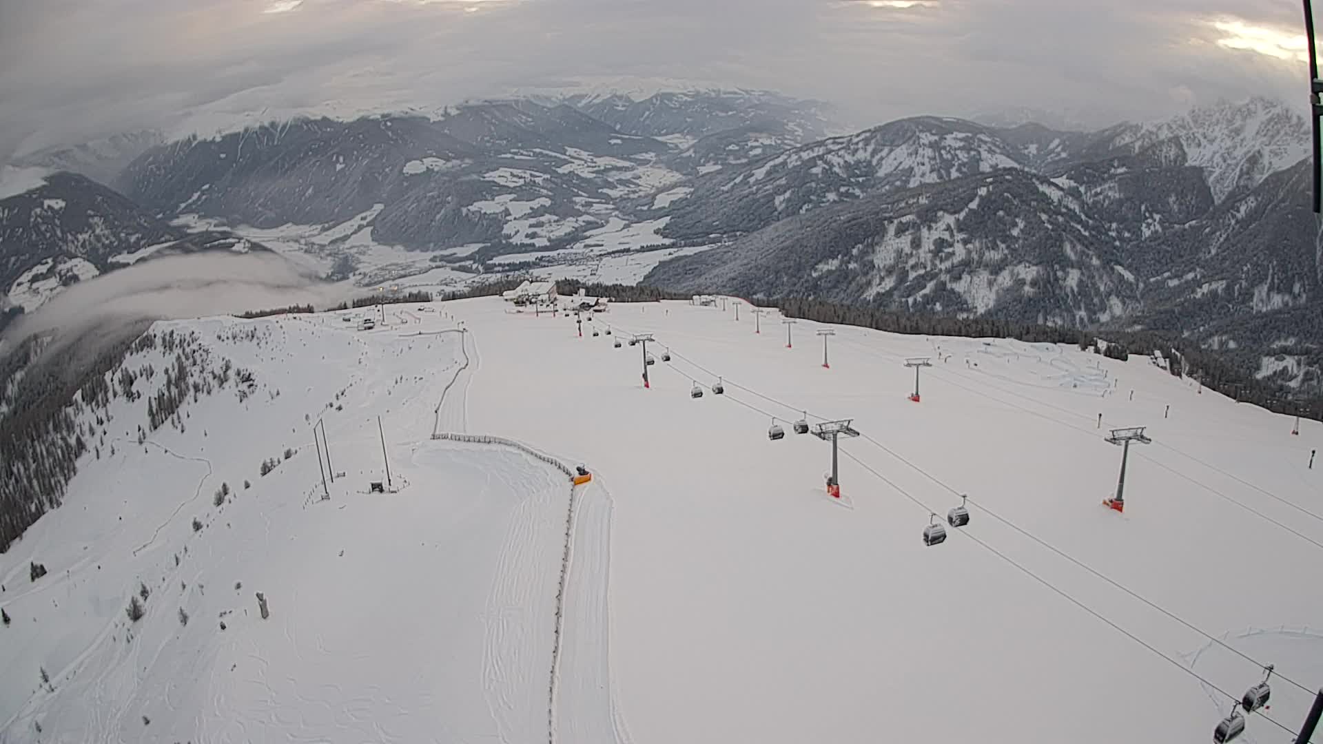 Kronplatz vrh | pogled na Valdaora – Olang