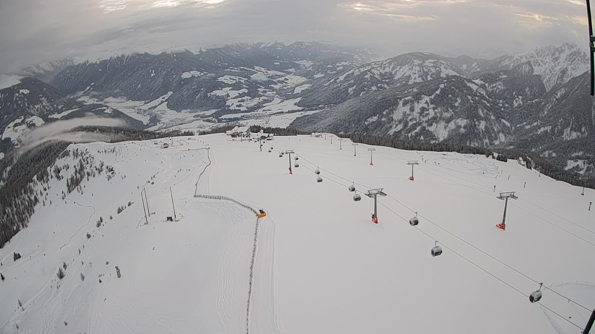 Kronplatz vrh | pogled na Valdaora – Olang