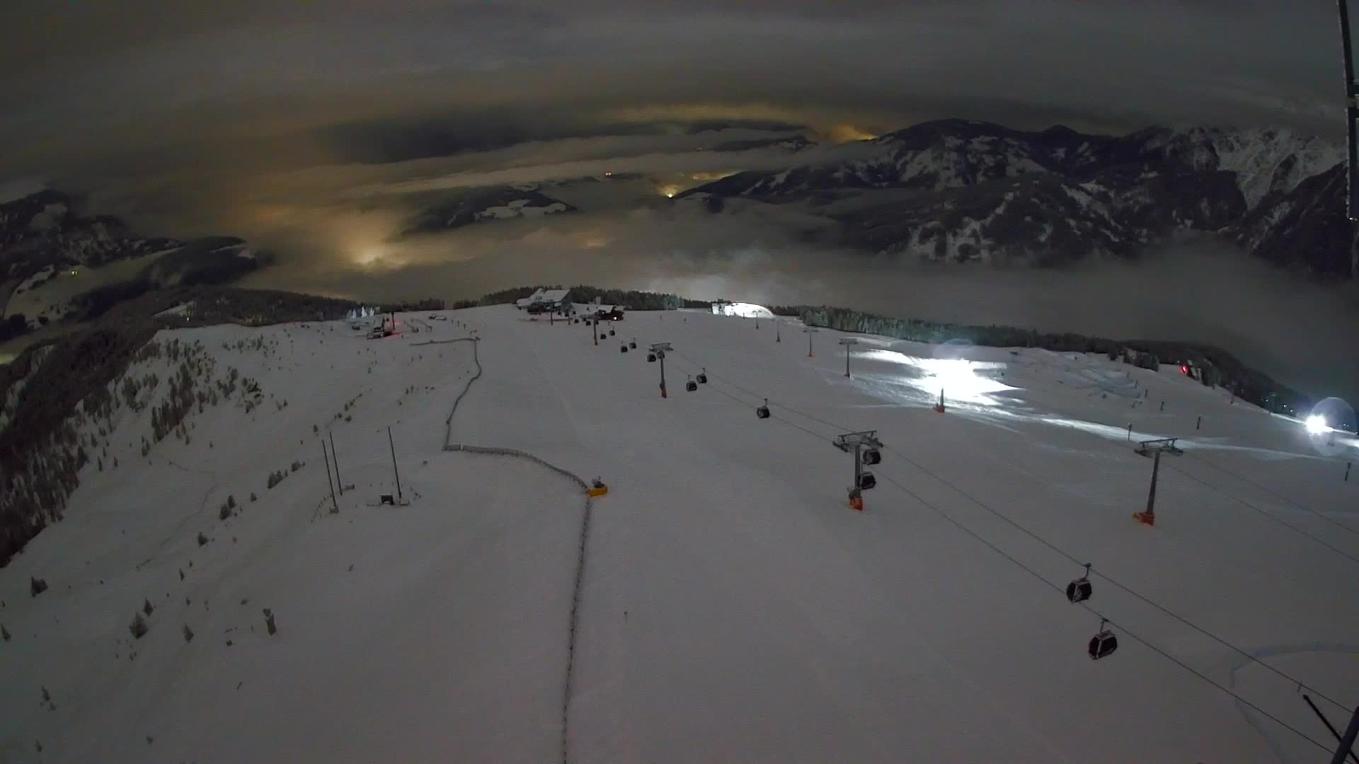 Kronplatz-Gipfel | Blick nach Olang – Valdaora