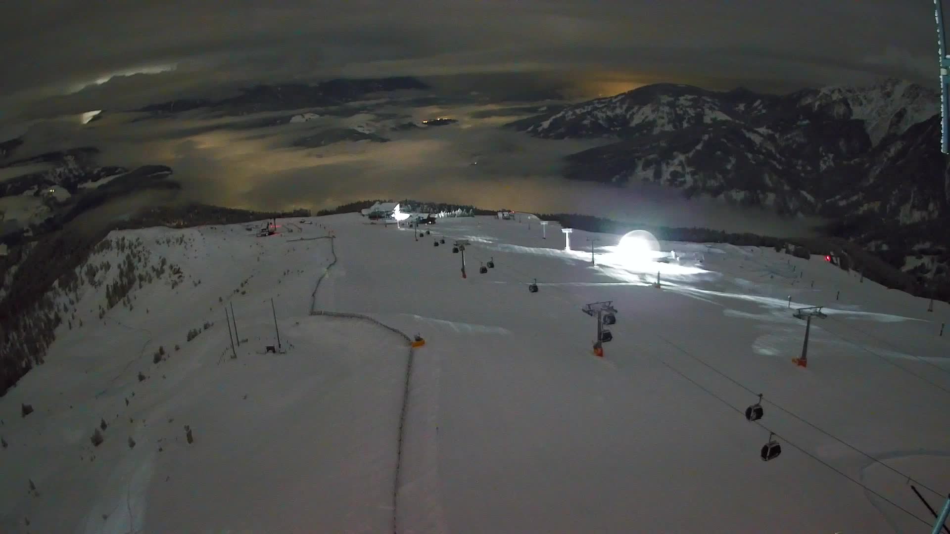 Kronplatz-Gipfel | Blick nach Olang – Valdaora