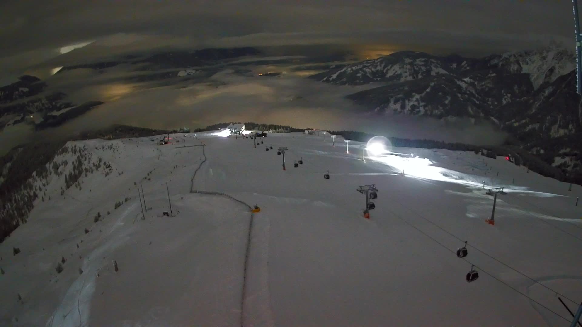 Kronplatz-Gipfel | Blick nach Olang – Valdaora