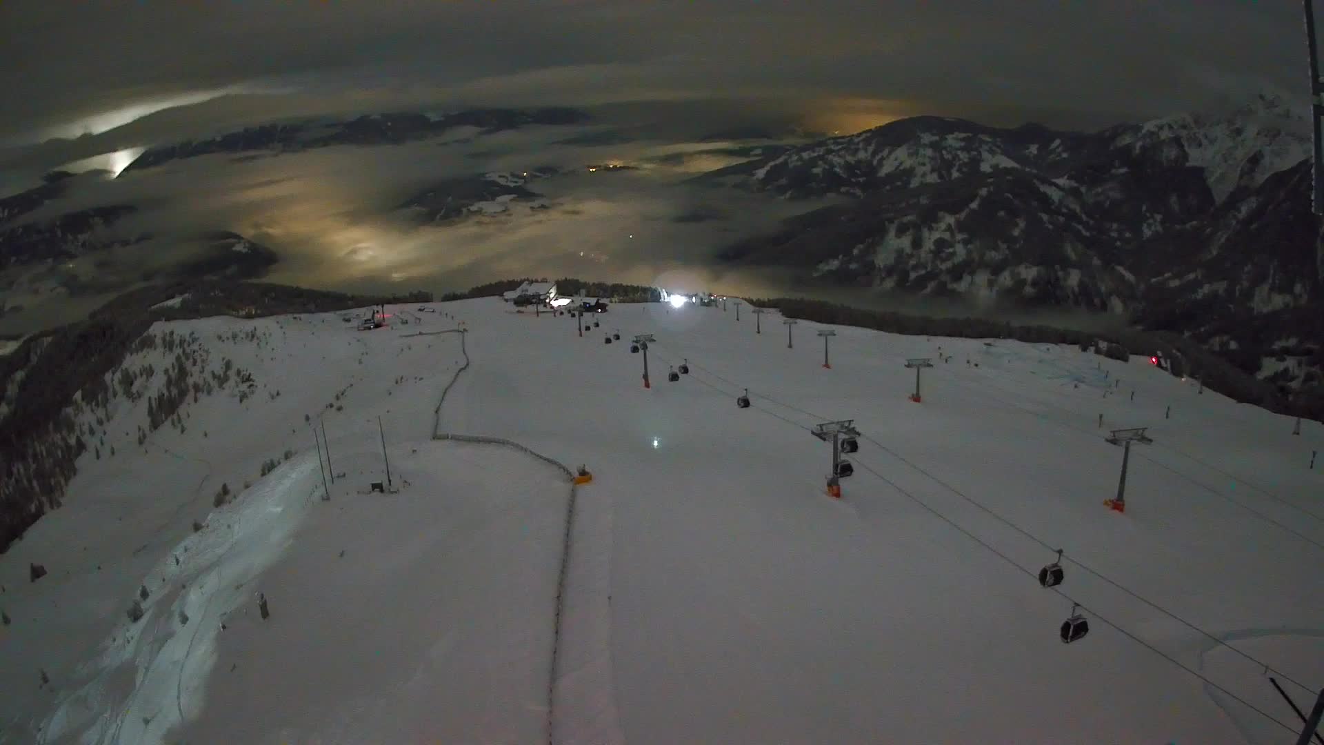 Kronplatz-Gipfel | Blick nach Olang – Valdaora