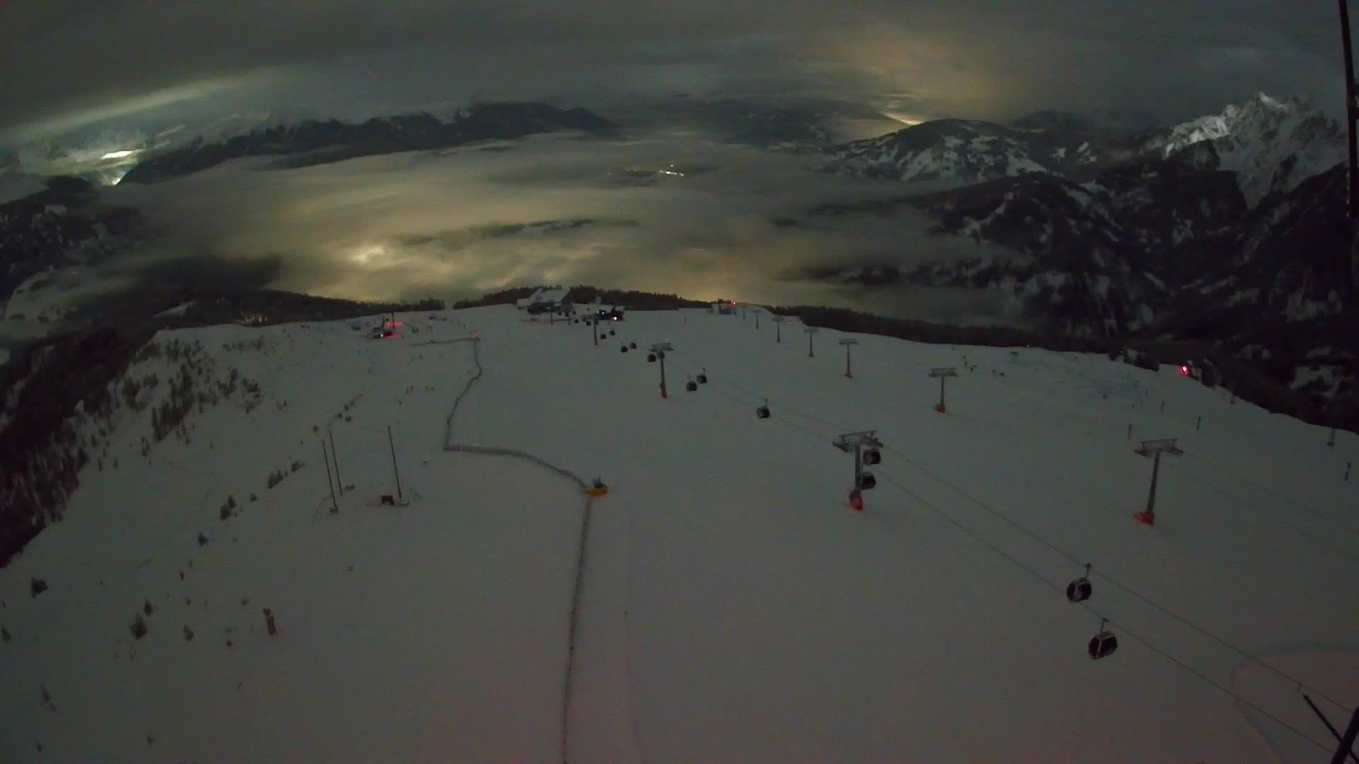 Kronplatz-Gipfel | Blick nach Olang – Valdaora