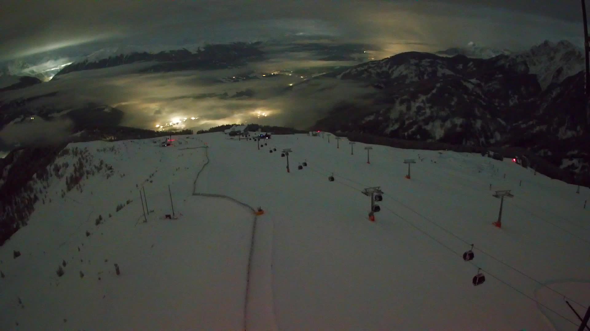 Kronplatz-Gipfel | Blick nach Olang – Valdaora