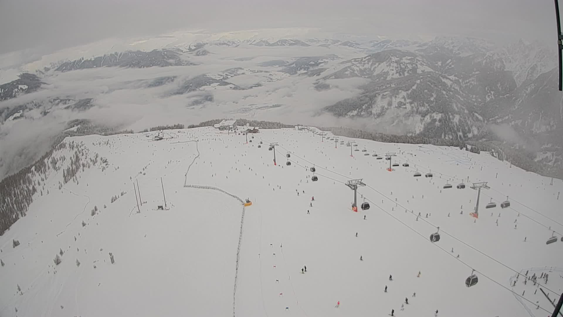 Kronplatz-Gipfel | Blick nach Olang – Valdaora