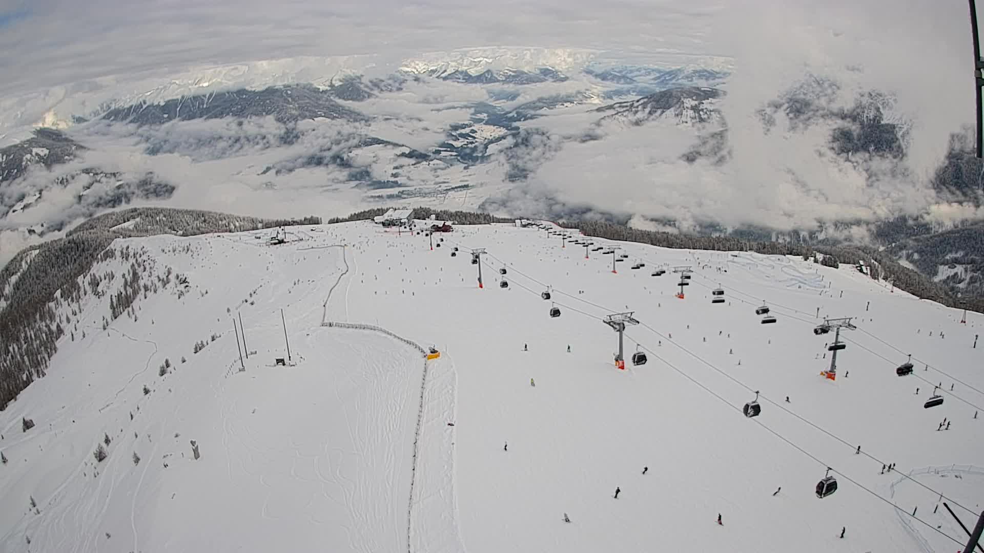 Sommet du Kronplatz | vue sur Valdaora – Olang