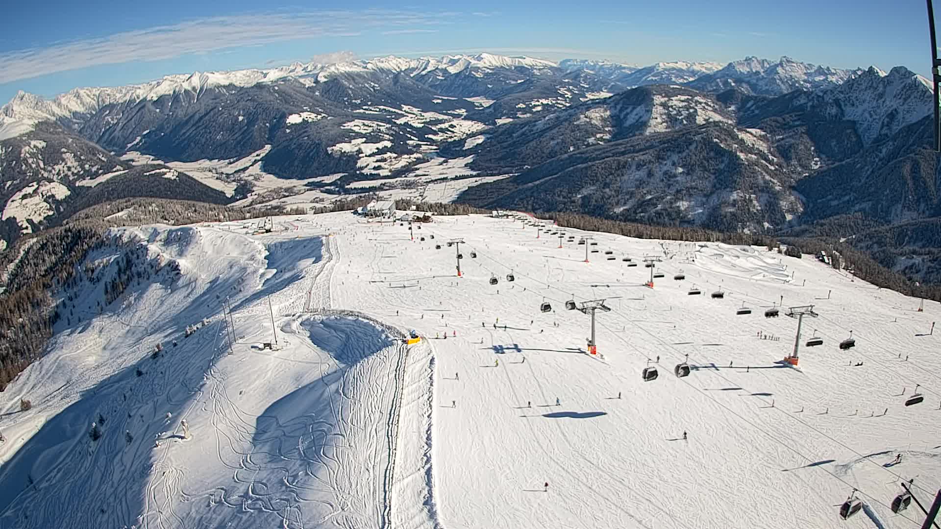Sommet du Kronplatz | vue sur Valdaora – Olang