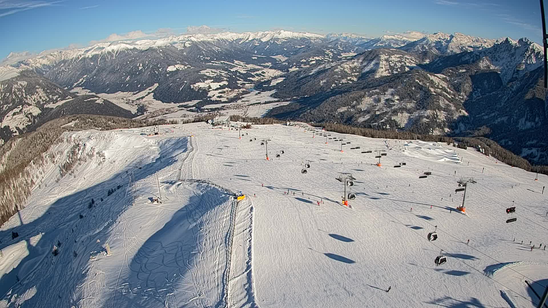 Sommet du Kronplatz | vue sur Valdaora – Olang