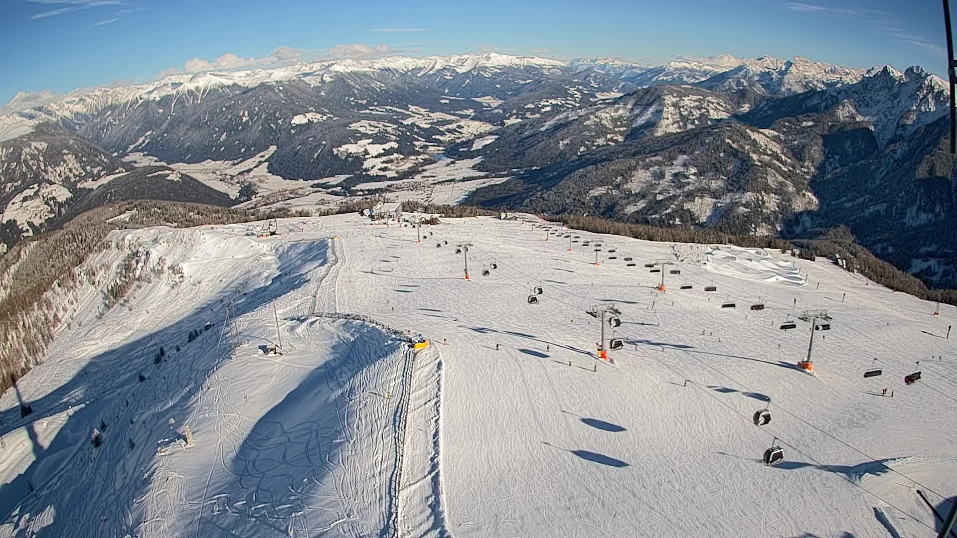 Sommet du Kronplatz | vue sur Valdaora – Olang