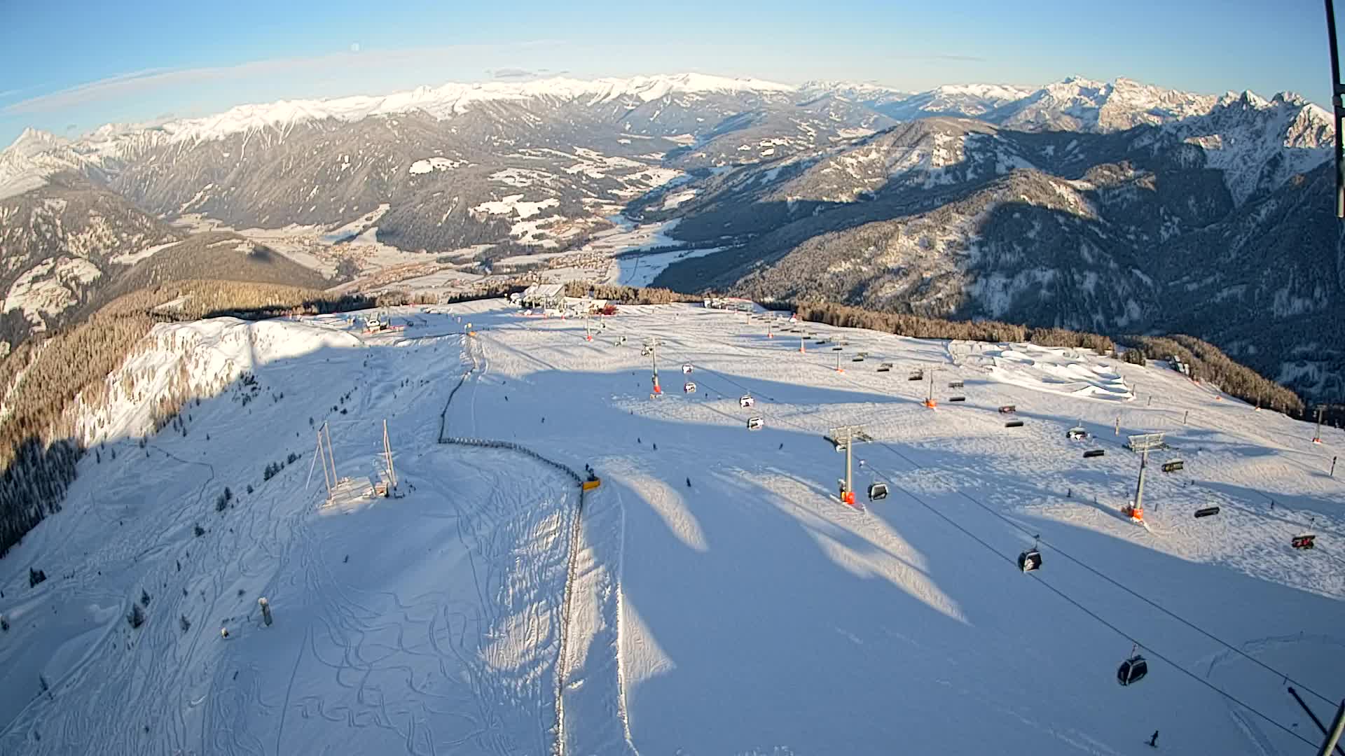 Sommet du Kronplatz | vue sur Valdaora – Olang