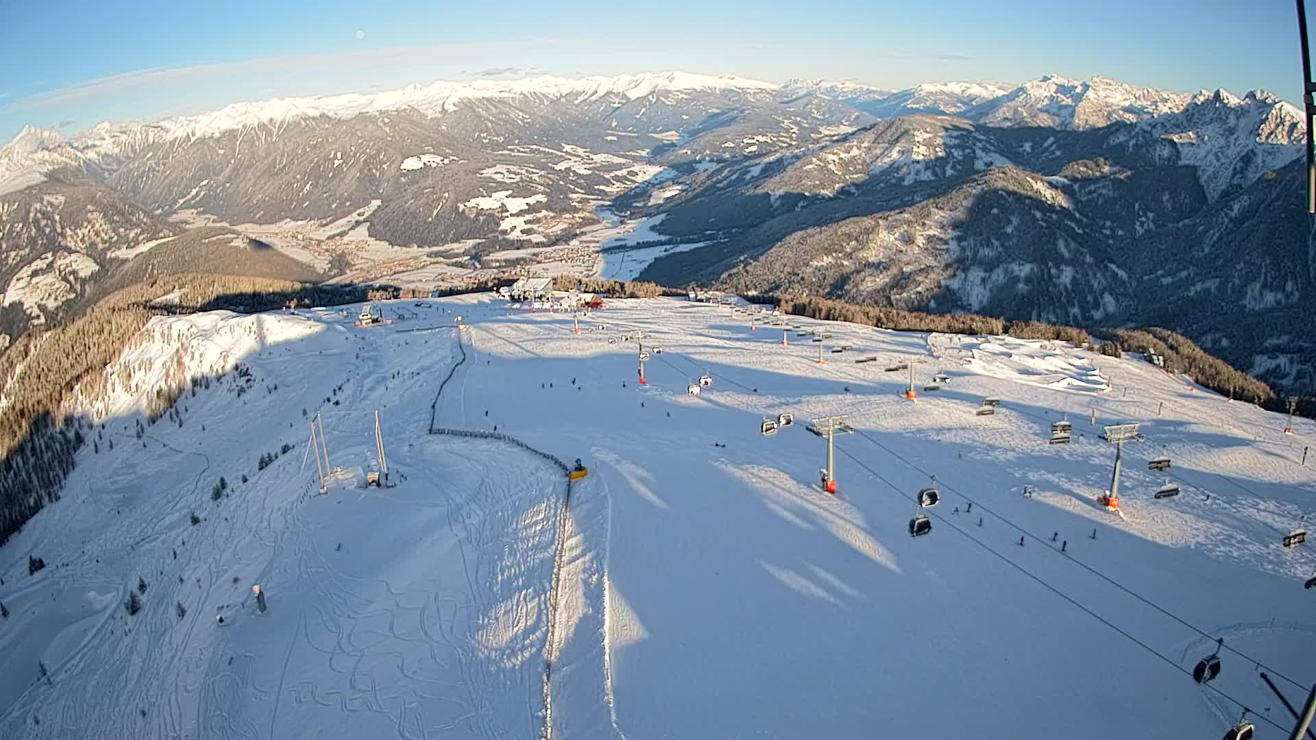 Sommet du Kronplatz | vue sur Valdaora – Olang