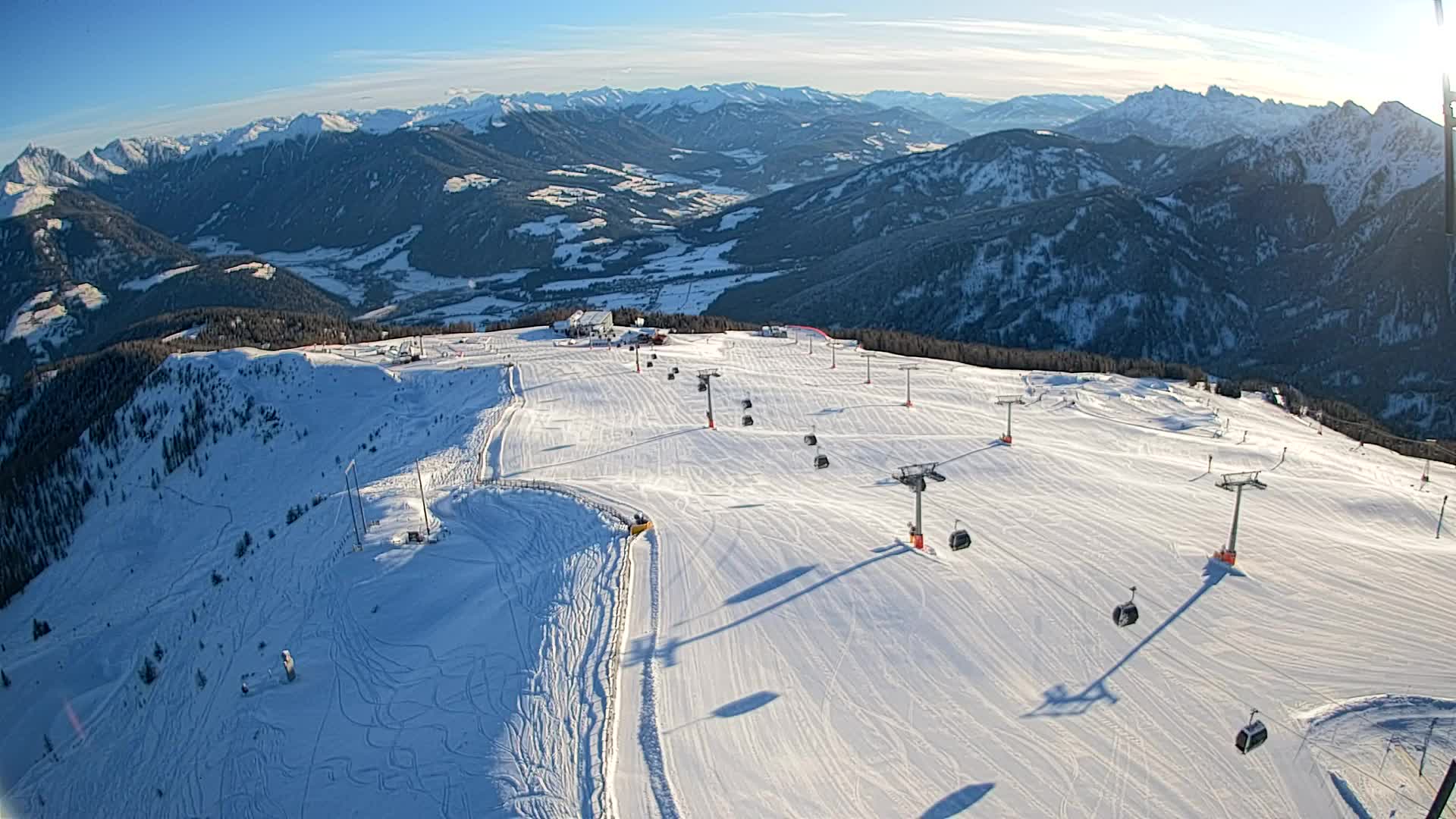 Sommet du Kronplatz | vue sur Valdaora – Olang