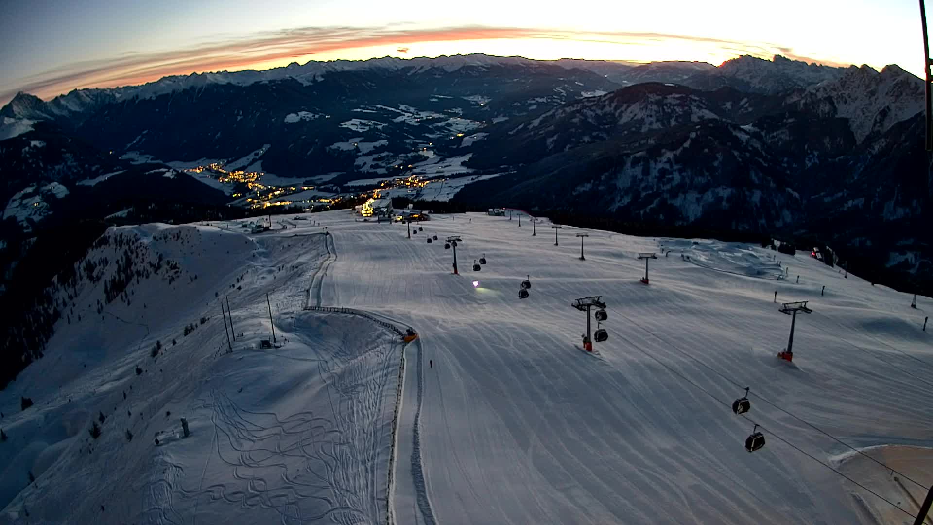 Kronplatz vrh | pogled na Valdaora – Olang