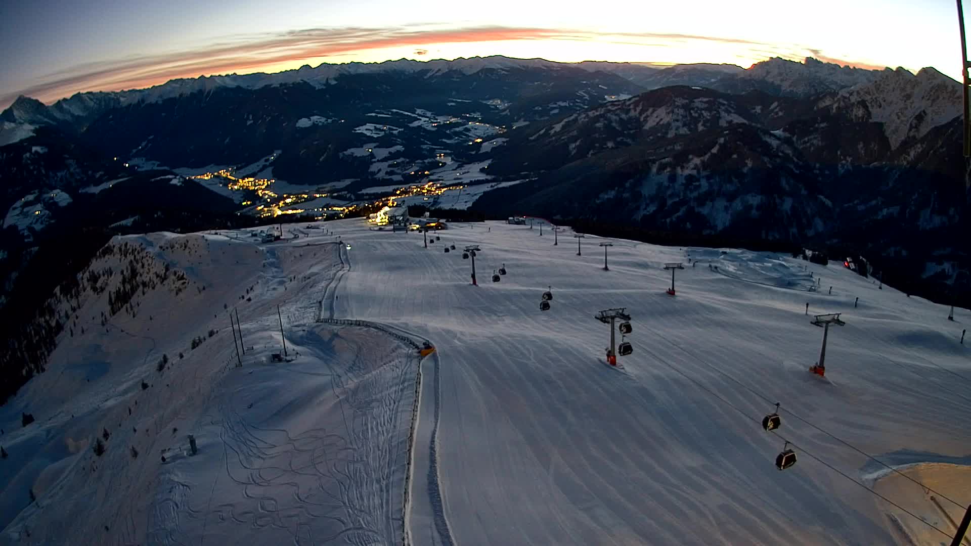 Kronplatz vrh | pogled na Valdaoro – Olang