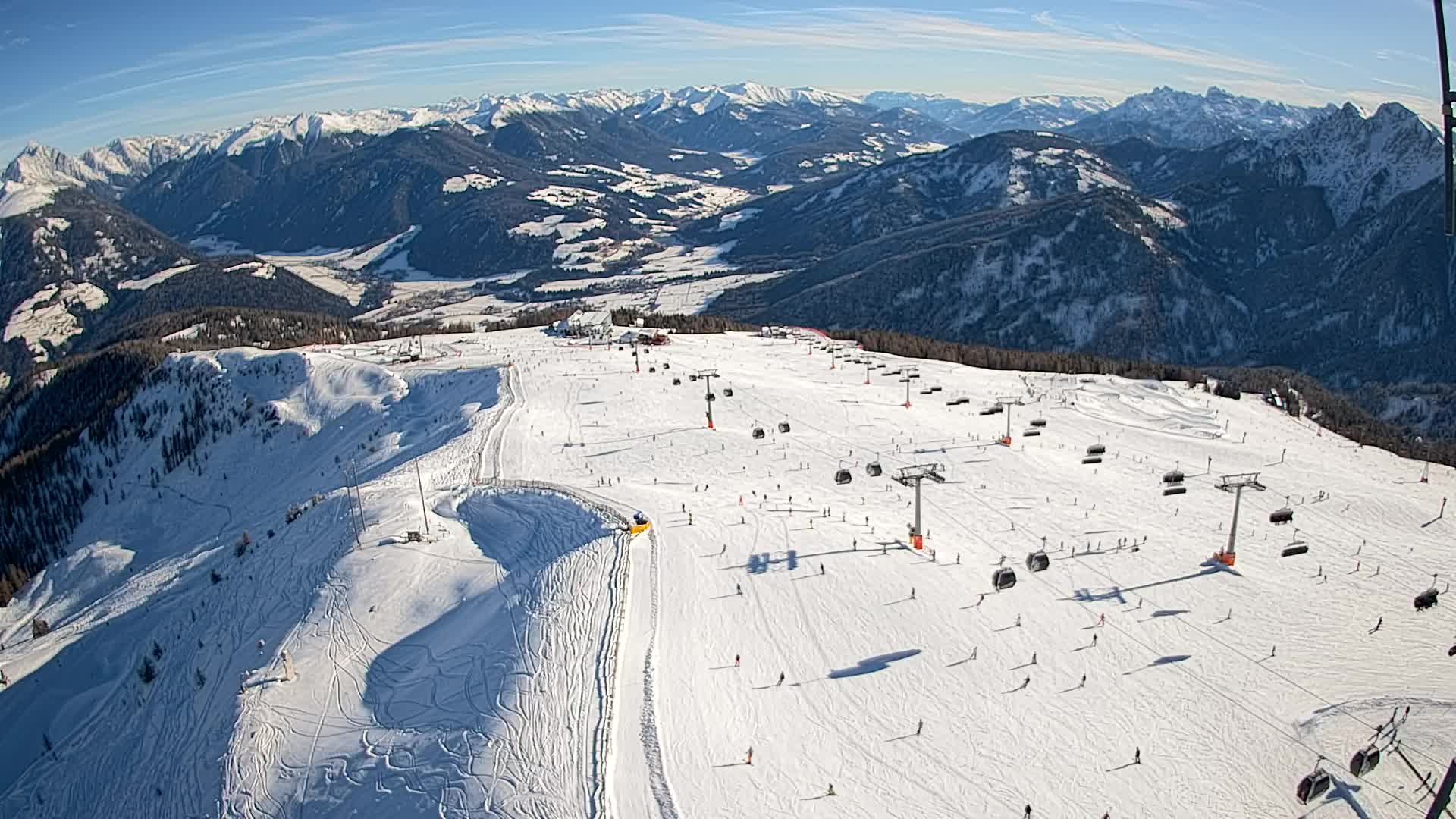 Kronplatz vrh | pogled na Valdaora – Olang
