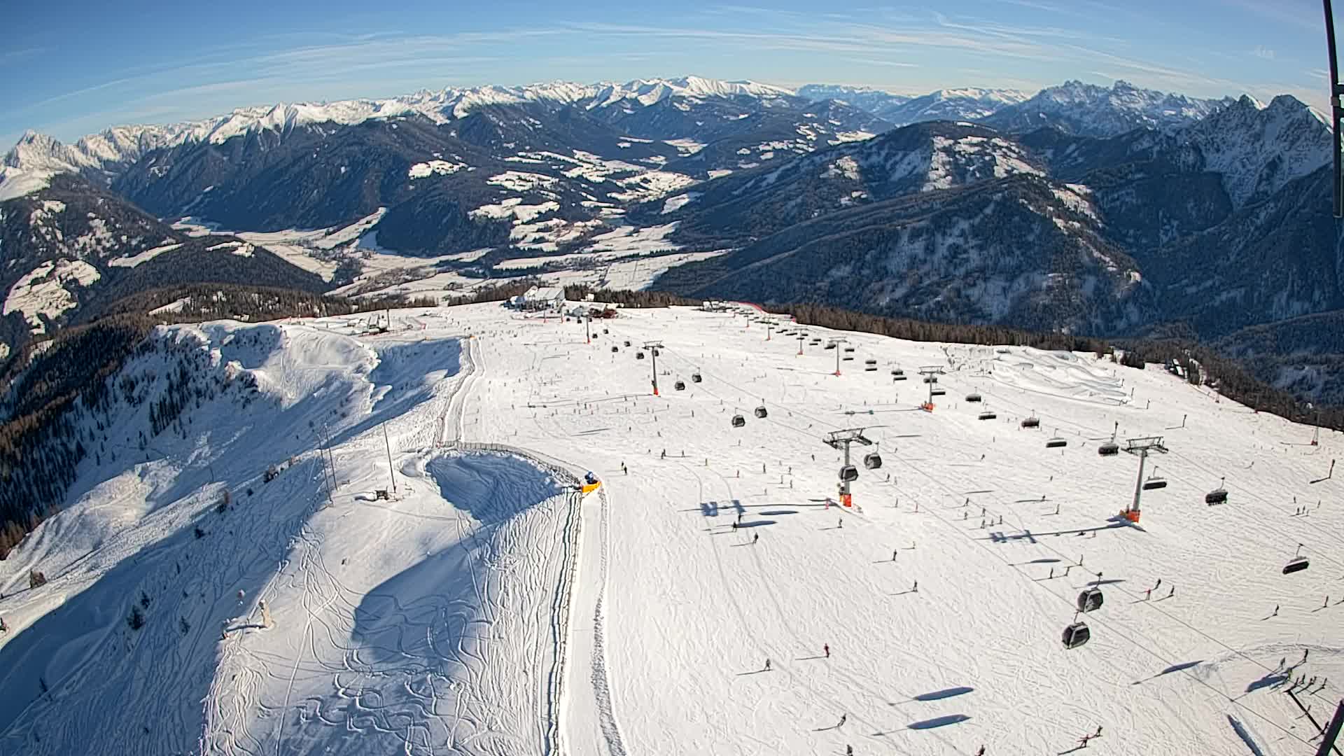 Kronplatz vrh | pogled na Valdaora – Olang