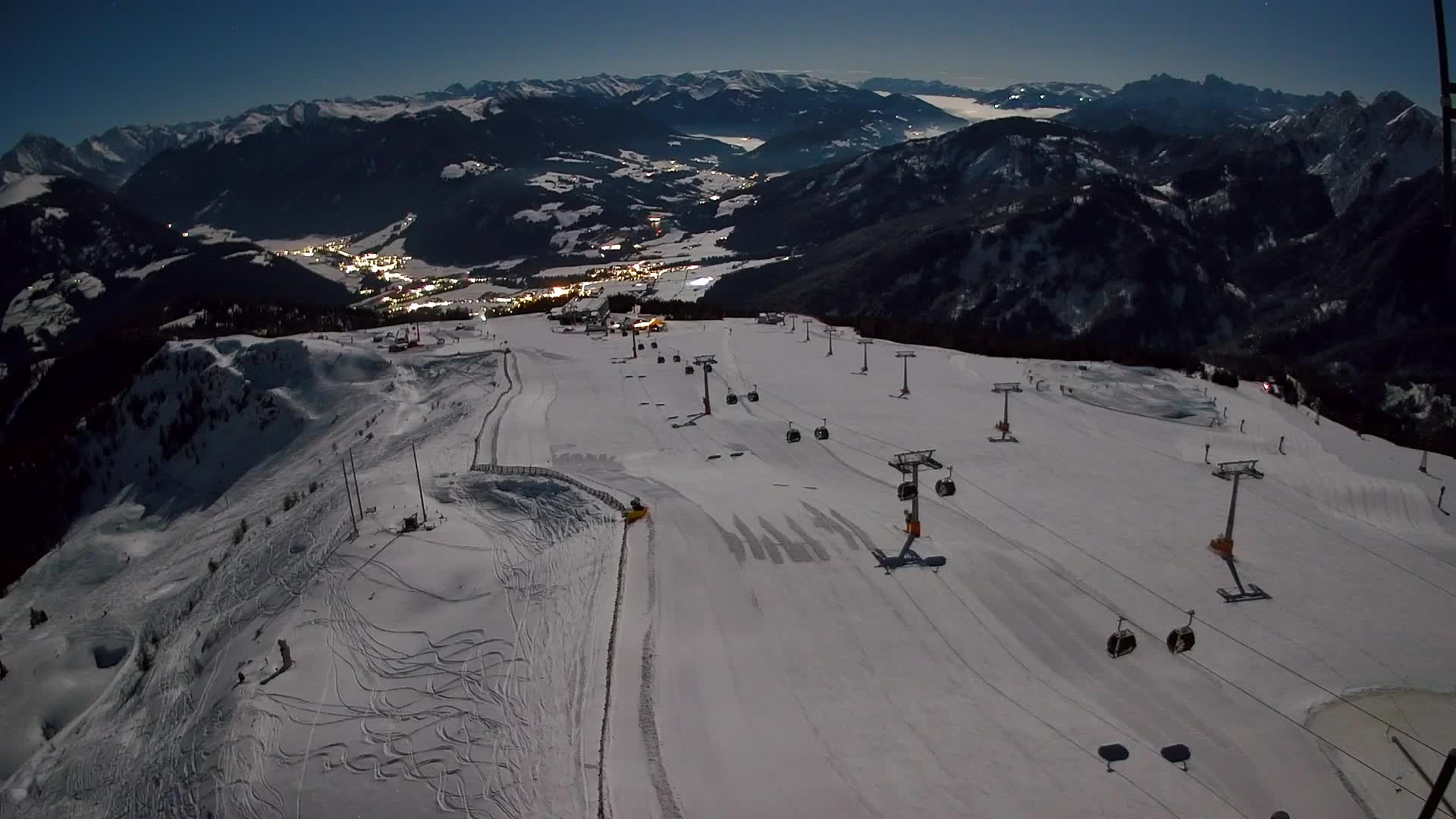 Kronplatz-Gipfel | Blick nach Olang – Valdaora
