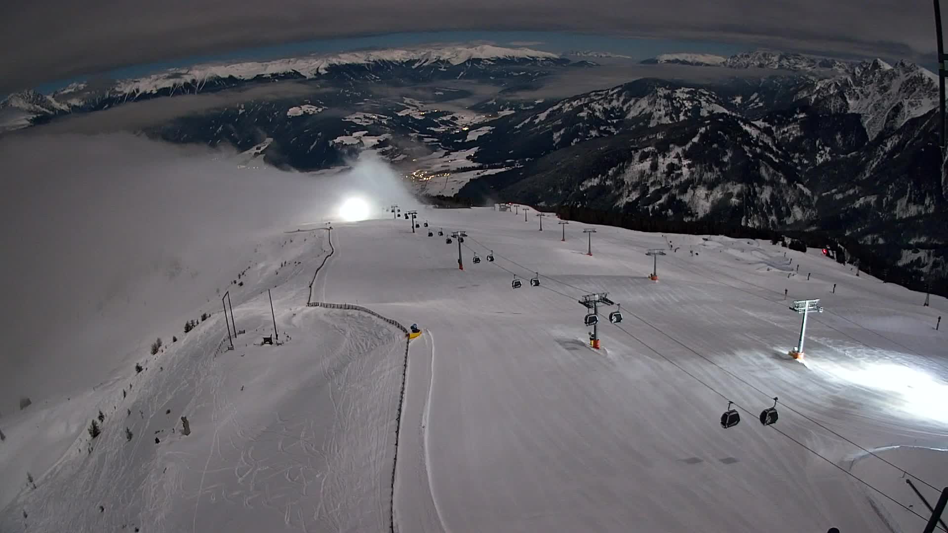 Kronplatz-Gipfel | Blick nach Olang – Valdaora