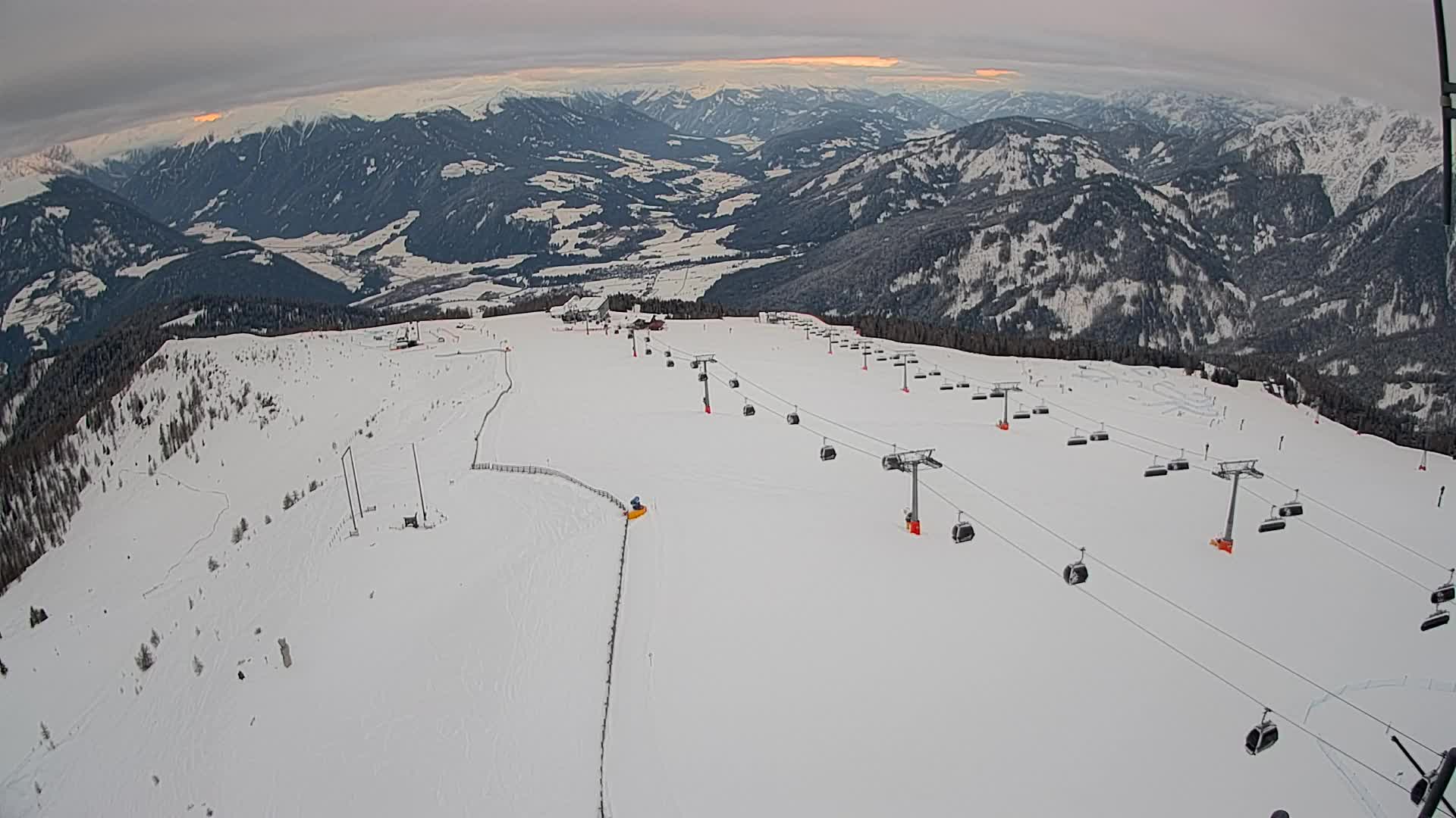 Kronplatz-Gipfel | Blick nach Olang – Valdaora