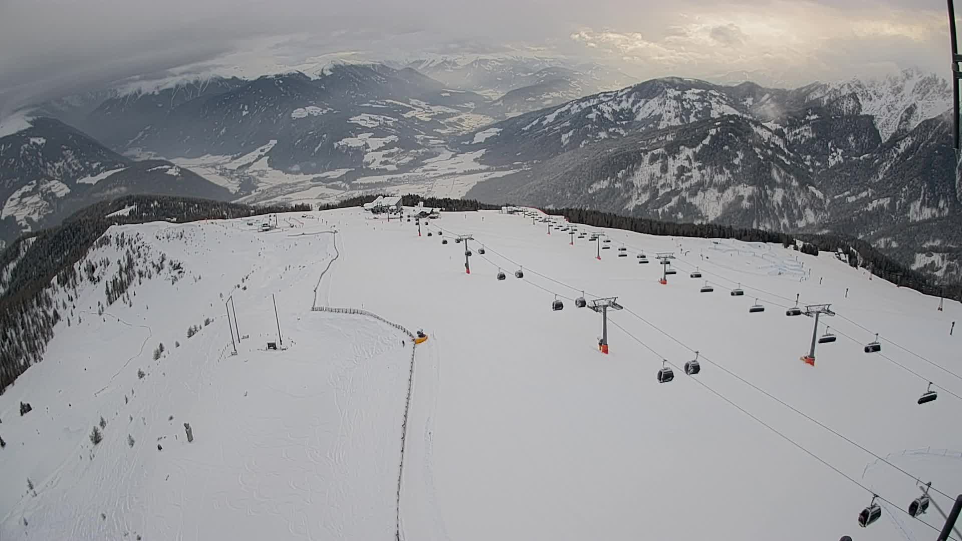 Kronplatz vrh | pogled na Valdaora – Olang