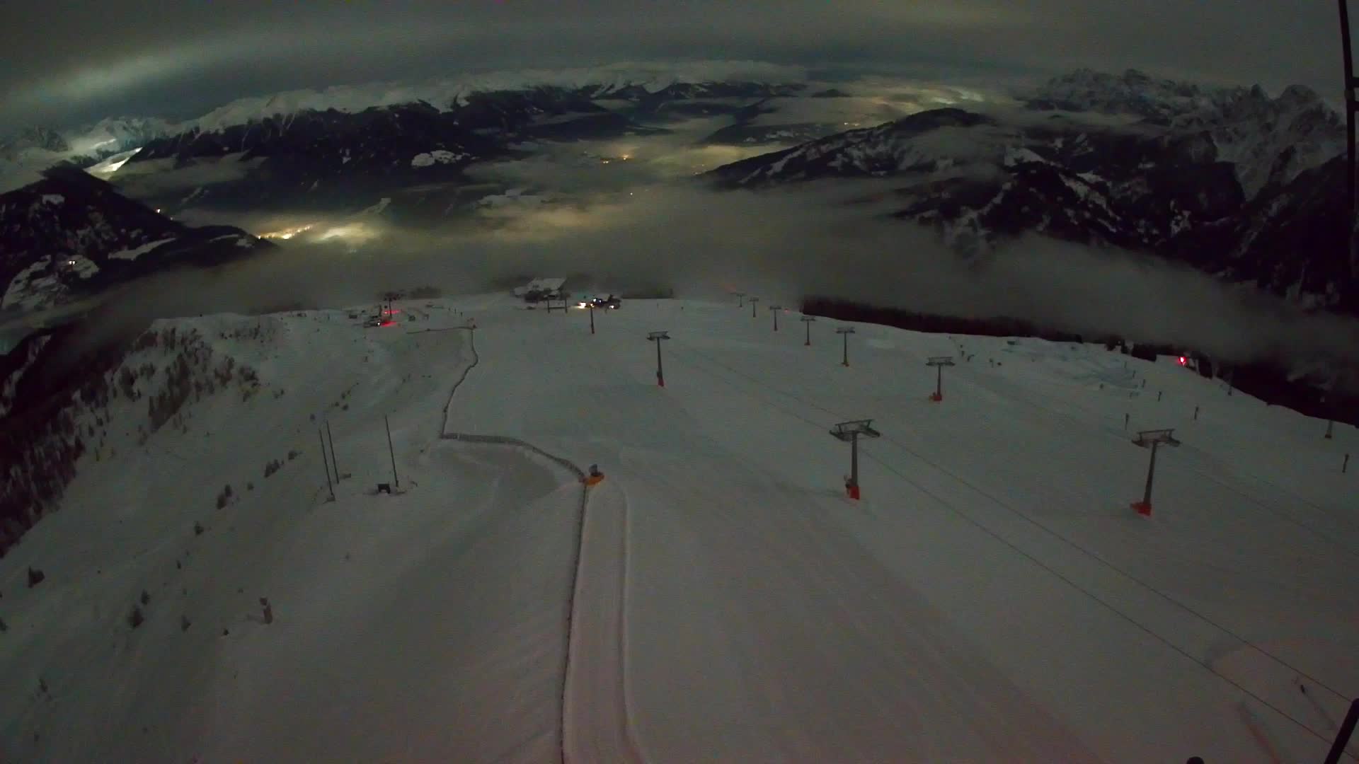 Kronplatz-Gipfel | Blick nach Olang – Valdaora