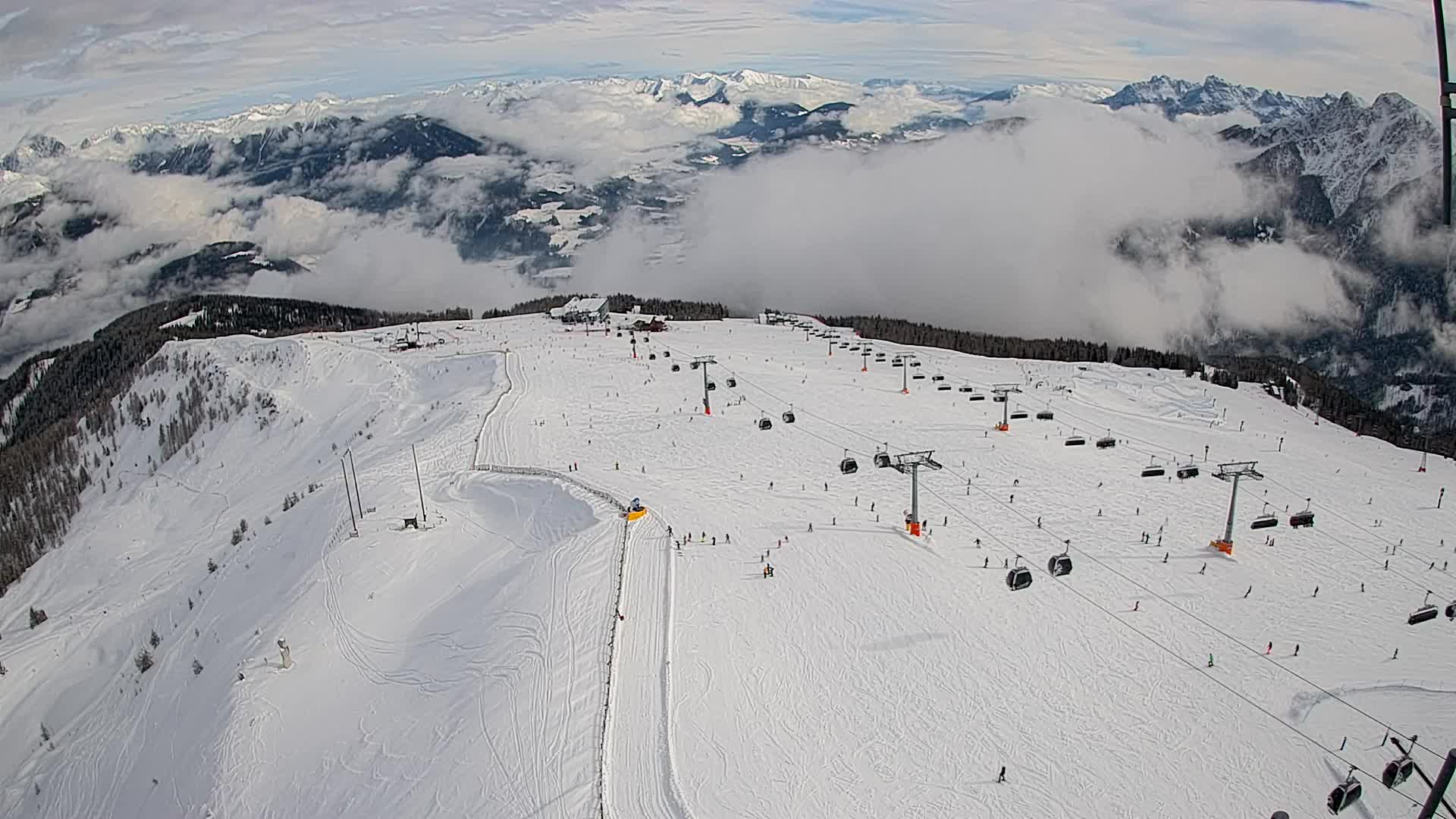 Kronplatz vrh | pogled na Valdaora – Olang