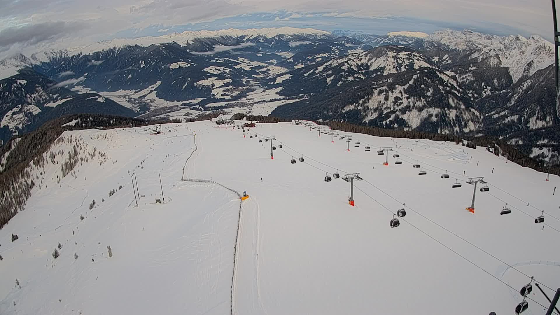 Kronplatz-Gipfel | Blick nach Olang – Valdaora