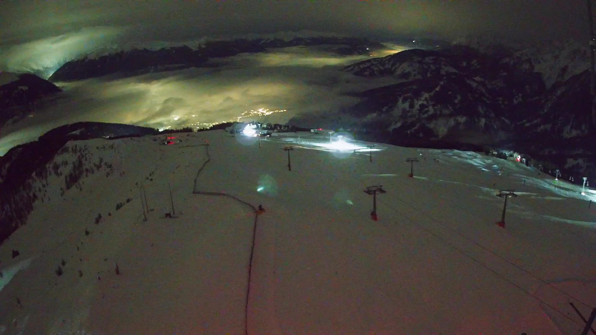 Kronplatz-Gipfel | Blick nach Olang – Valdaora