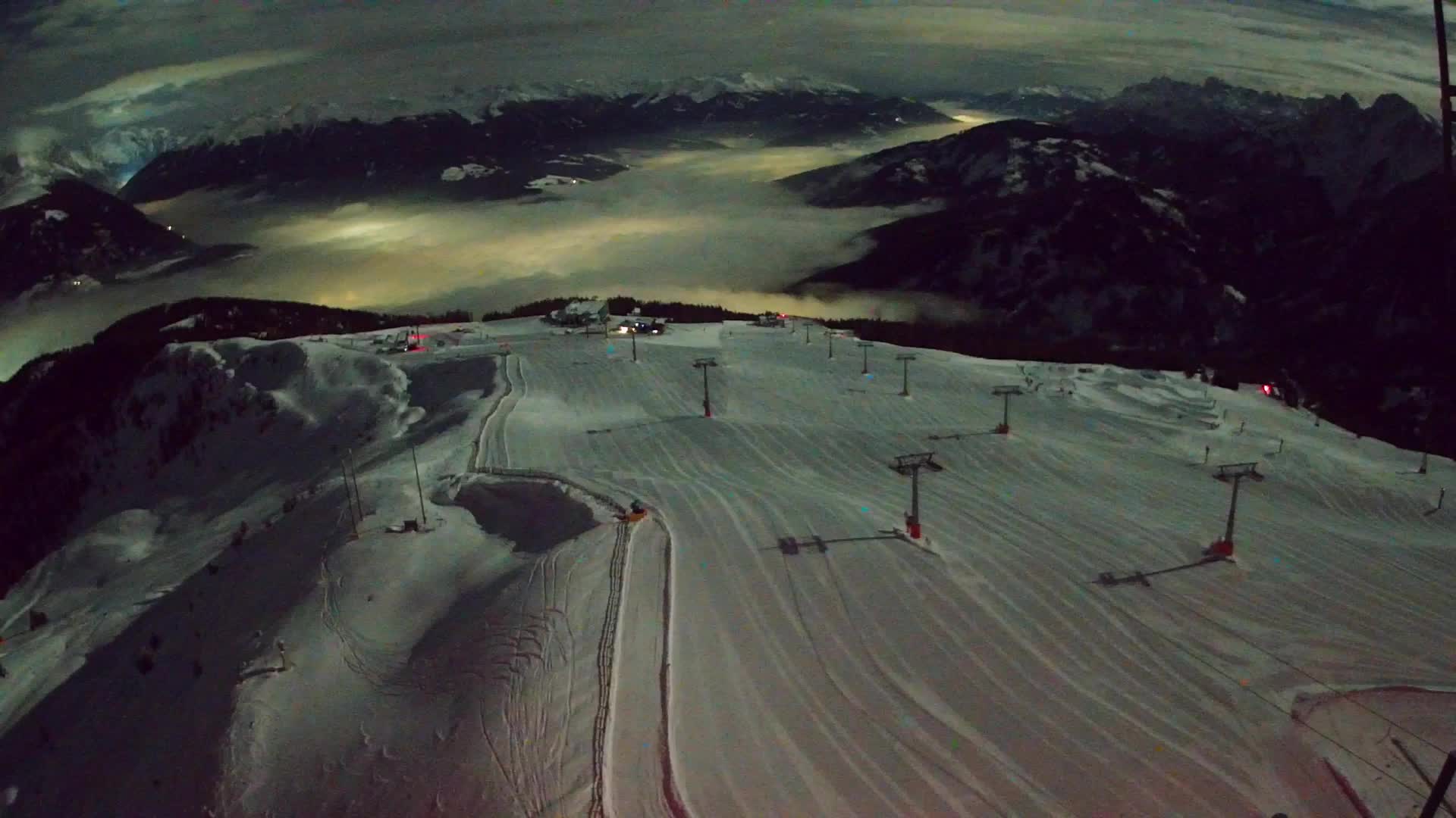 Kronplatz-Gipfel | Blick nach Olang – Valdaora
