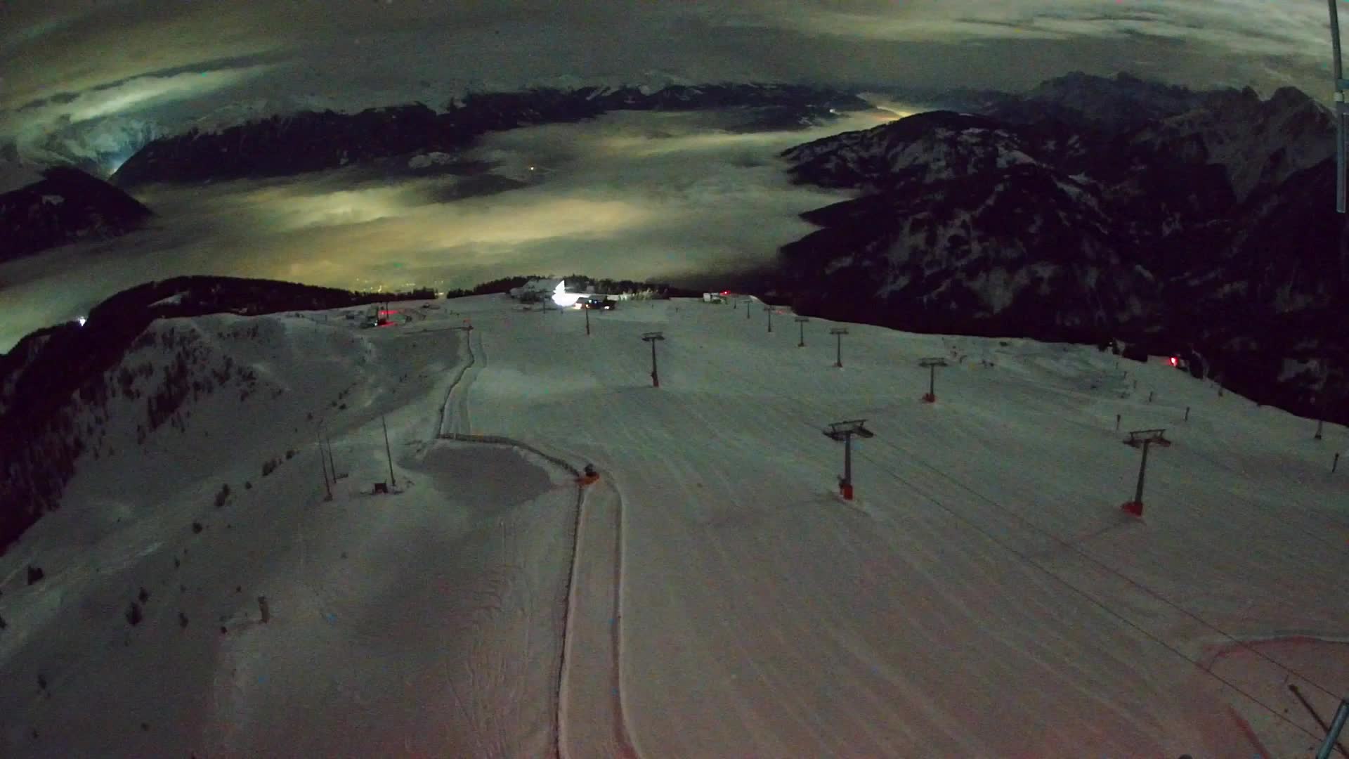 Kronplatz-Gipfel | Blick nach Olang – Valdaora