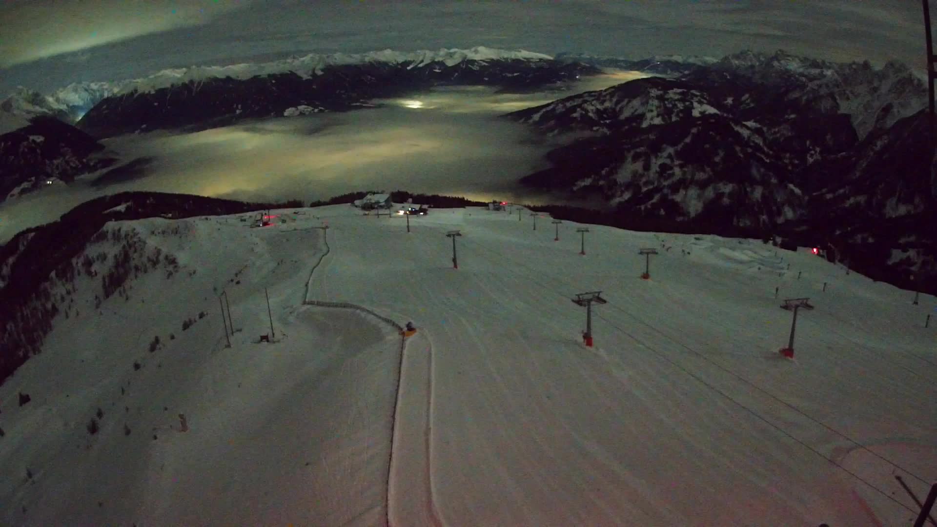 Kronplatz-Gipfel | Blick nach Olang – Valdaora