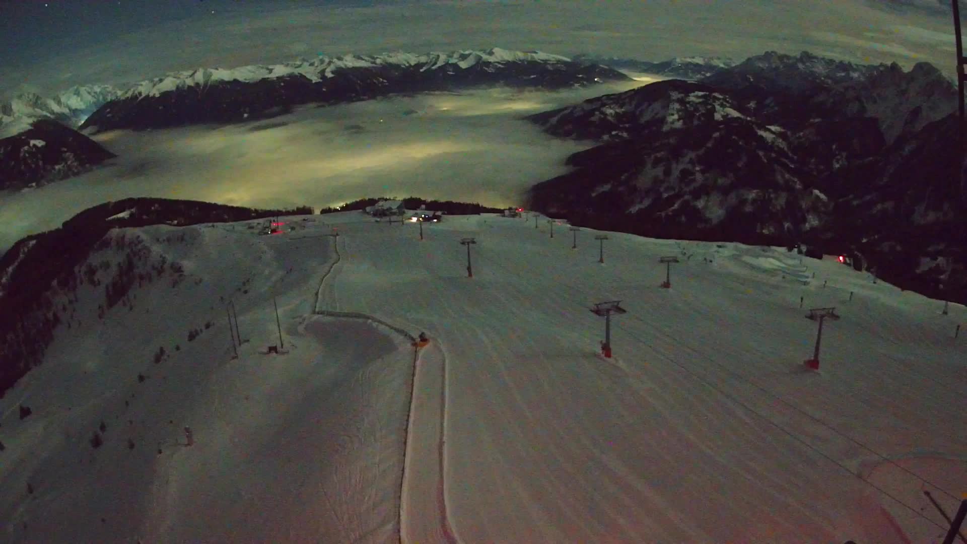 Kronplatz-Gipfel | Blick nach Olang – Valdaora