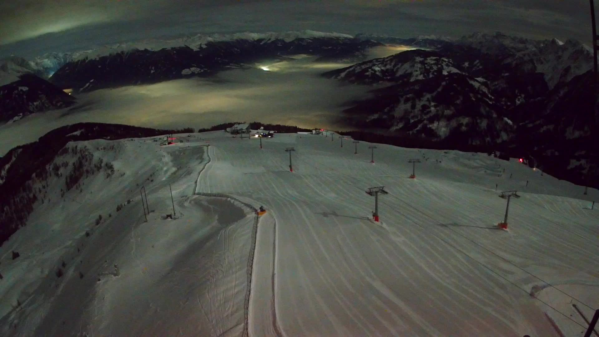Kronplatz-Gipfel | Blick nach Olang – Valdaora